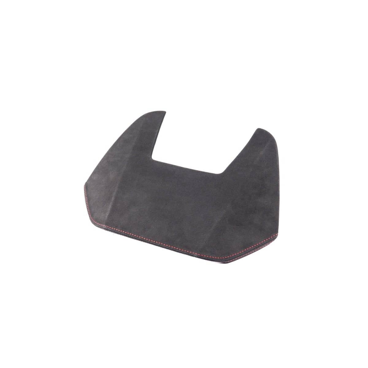 Axis Parts Ultrasuede Infotainment Hood Cover Black w/ Red Stitching