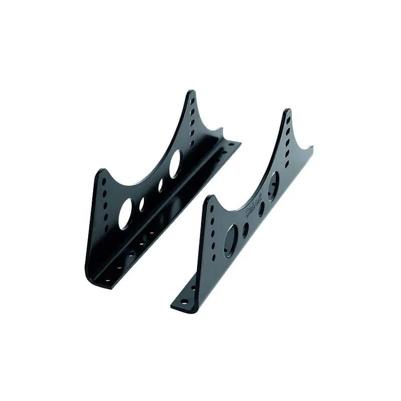 Sabelt Aluminum Brackets Extended Length - Black Epoxy