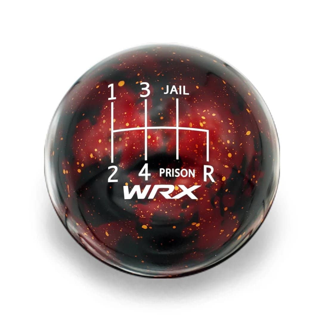 Billetworkz Cosmic Space 6 Speed WRX Jail-Prison Shift Knob Fits Most 15-25 WRX Models