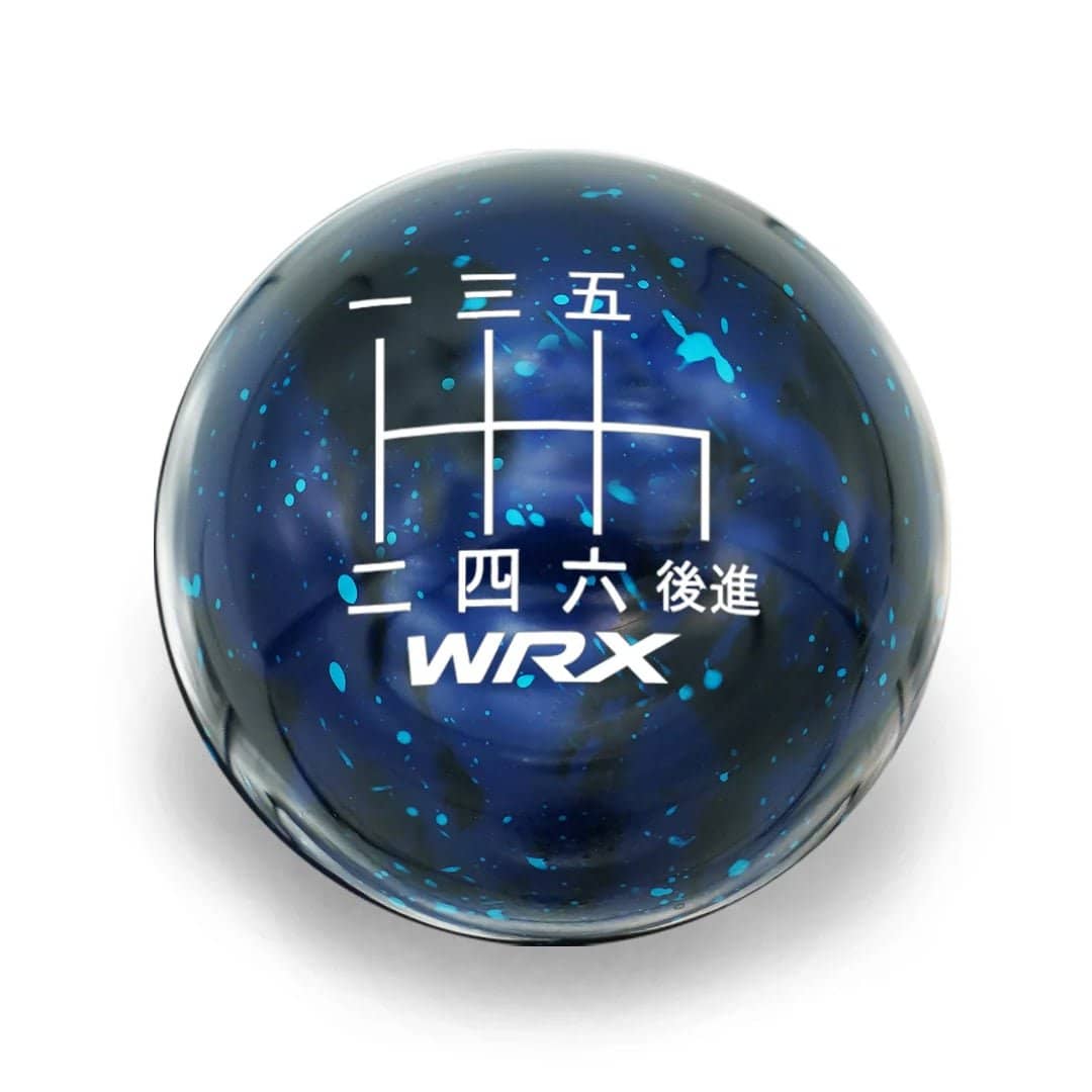 Billetworkz Cosmic Space 6 Speed Shift Knob 15-25 WRX - Japanese Engraving - Silver
