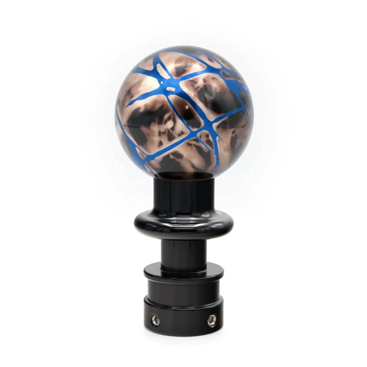 Billetworkz Automatic Shifter Black Smoke w/ Blue Splash Fits CVT Models WRX w/ Electric Parking Brake
