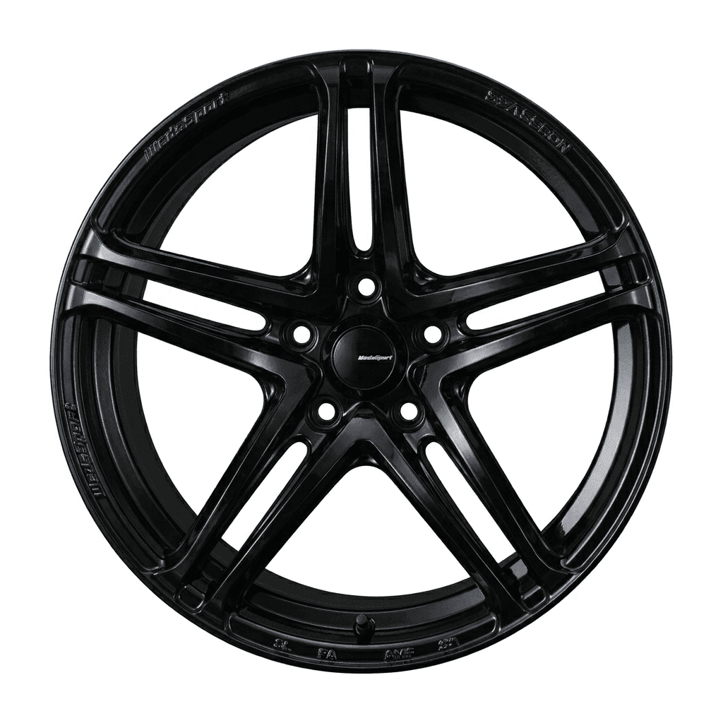 WedsSport SA-52R Gloss Black 18x9.5 5x114.3 +38mm Offset