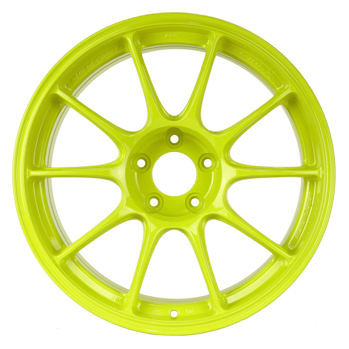 WedsSport TC-105X AMF GT Yellow 18x9.5 5x114.3 +35mm Offset