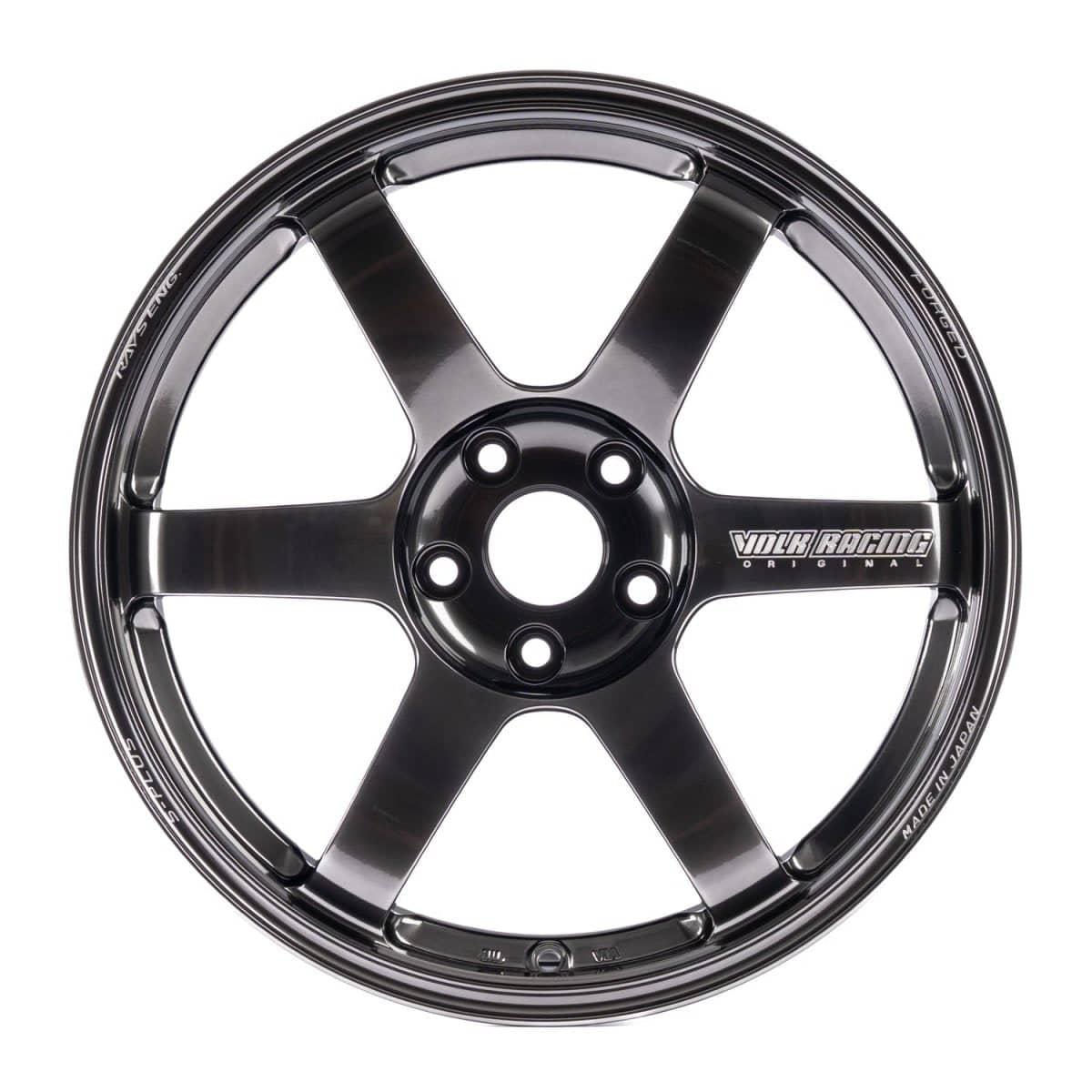 Volk Racing Racing TE37 Saga S-Plus Shining Black Metal 18X9.5 +38 5x114.3