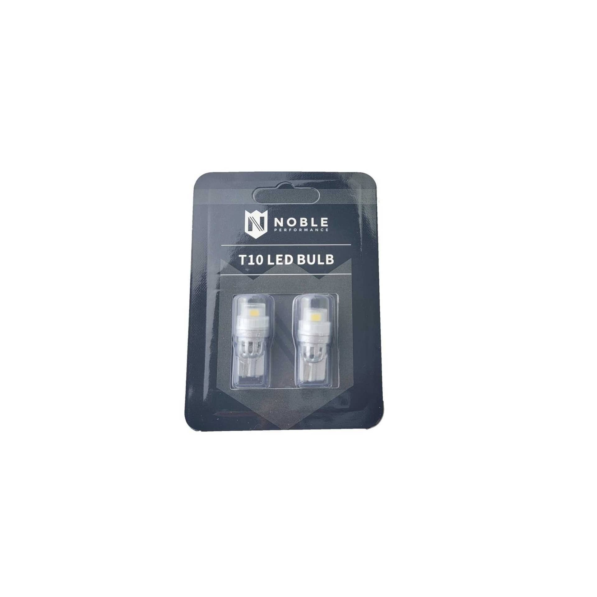 Noble Performance T10 Stage I White LED Light Bulb (Pair) - | LED.T10.WH.I