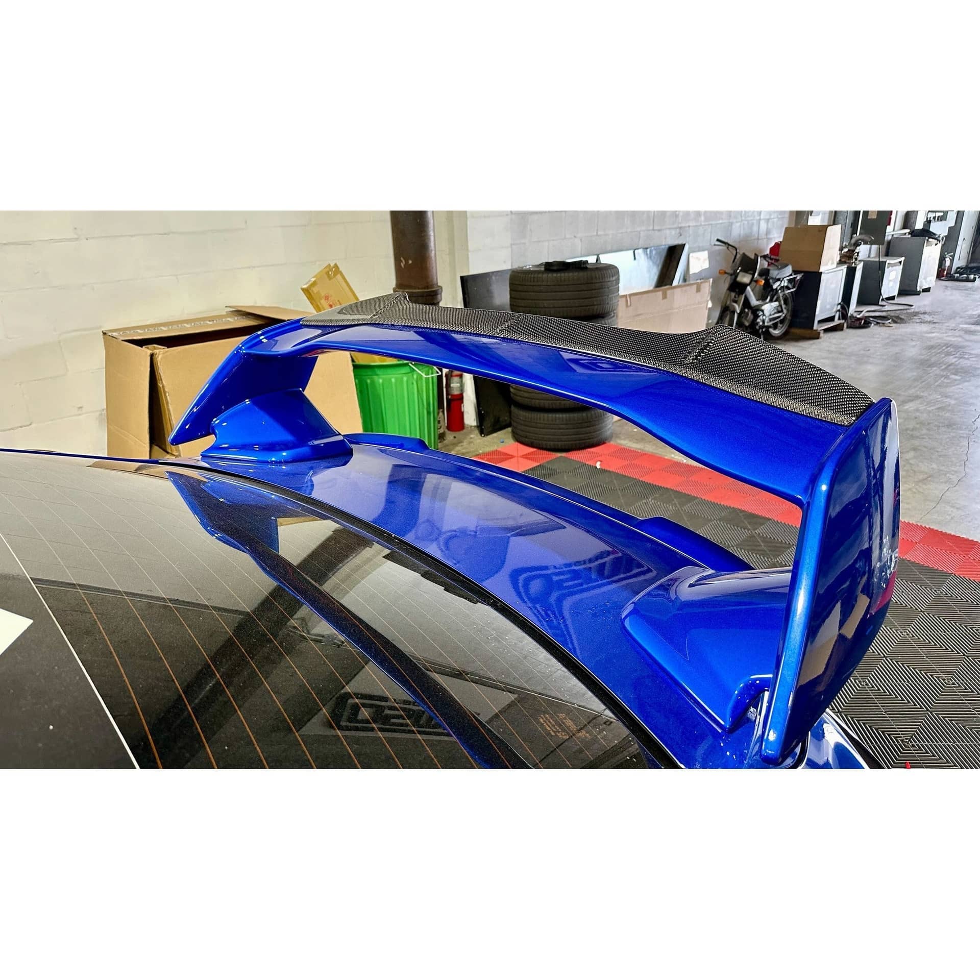 Noble Performance Gurney Flap Wing with Fins Paint Matched WRX / STI