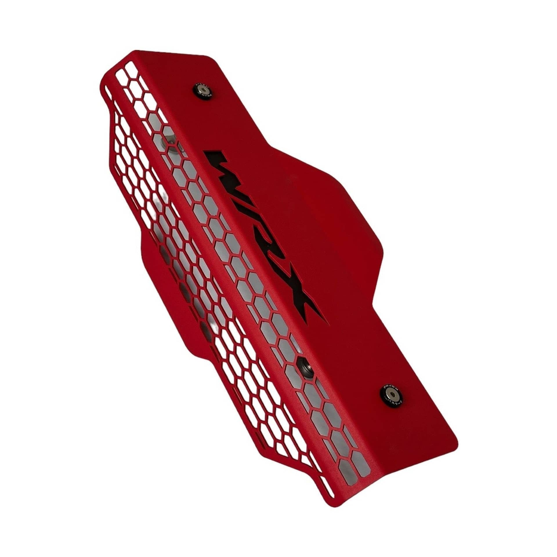 Noble Performance AR Style Pulley Cover in Black with Red WRX