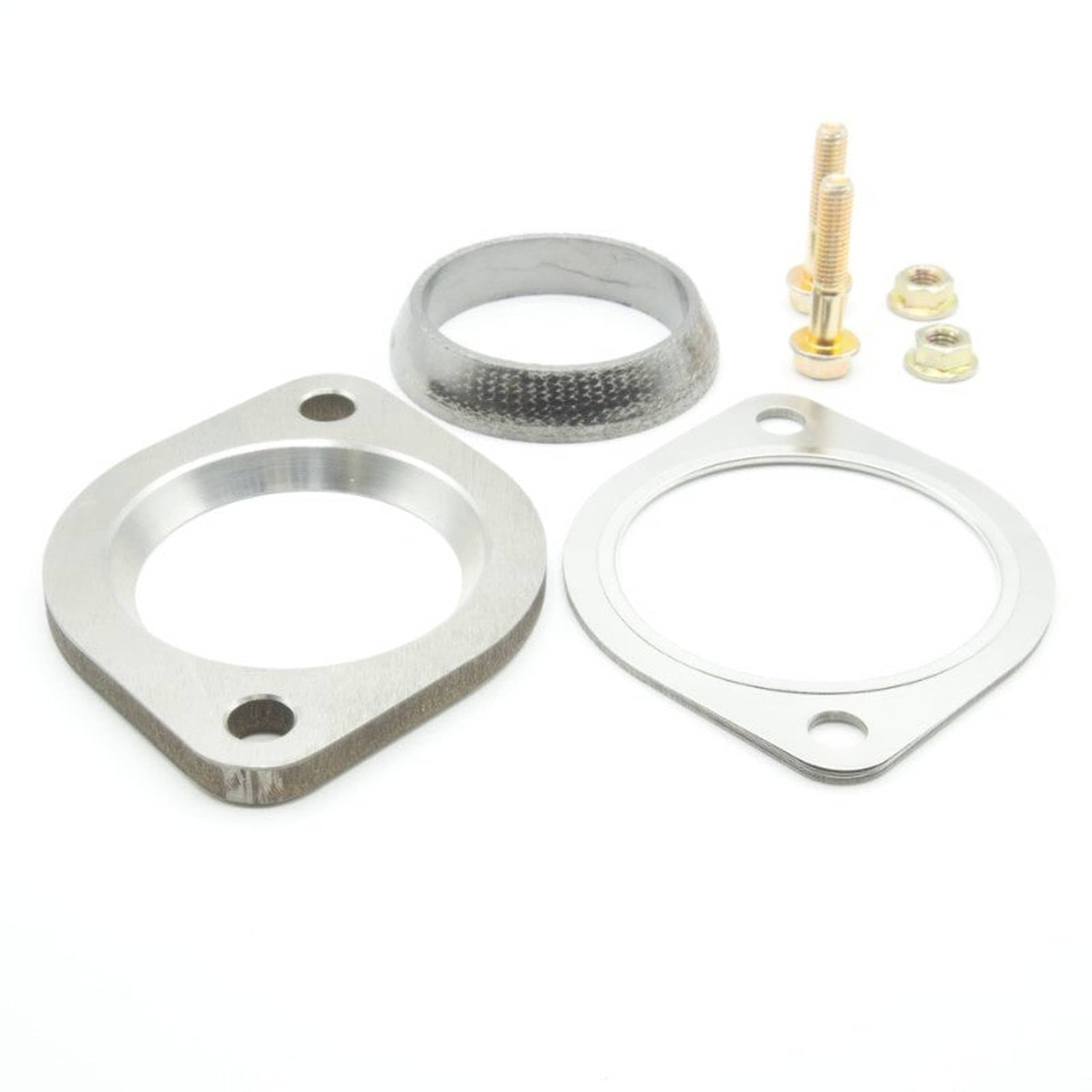 Turbo XS OEM Downpipe to 3in Cat Back Adapter Gaskets Kit WRX 02-26 / STI 04-21 | ADA-OEMDP-3CB-2
