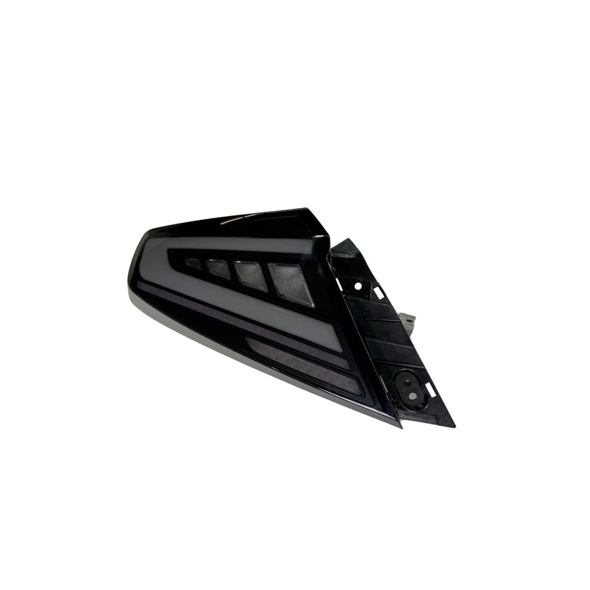 Noble Performance S4 Style Tail Lights (Smoked Lens, White Bar)