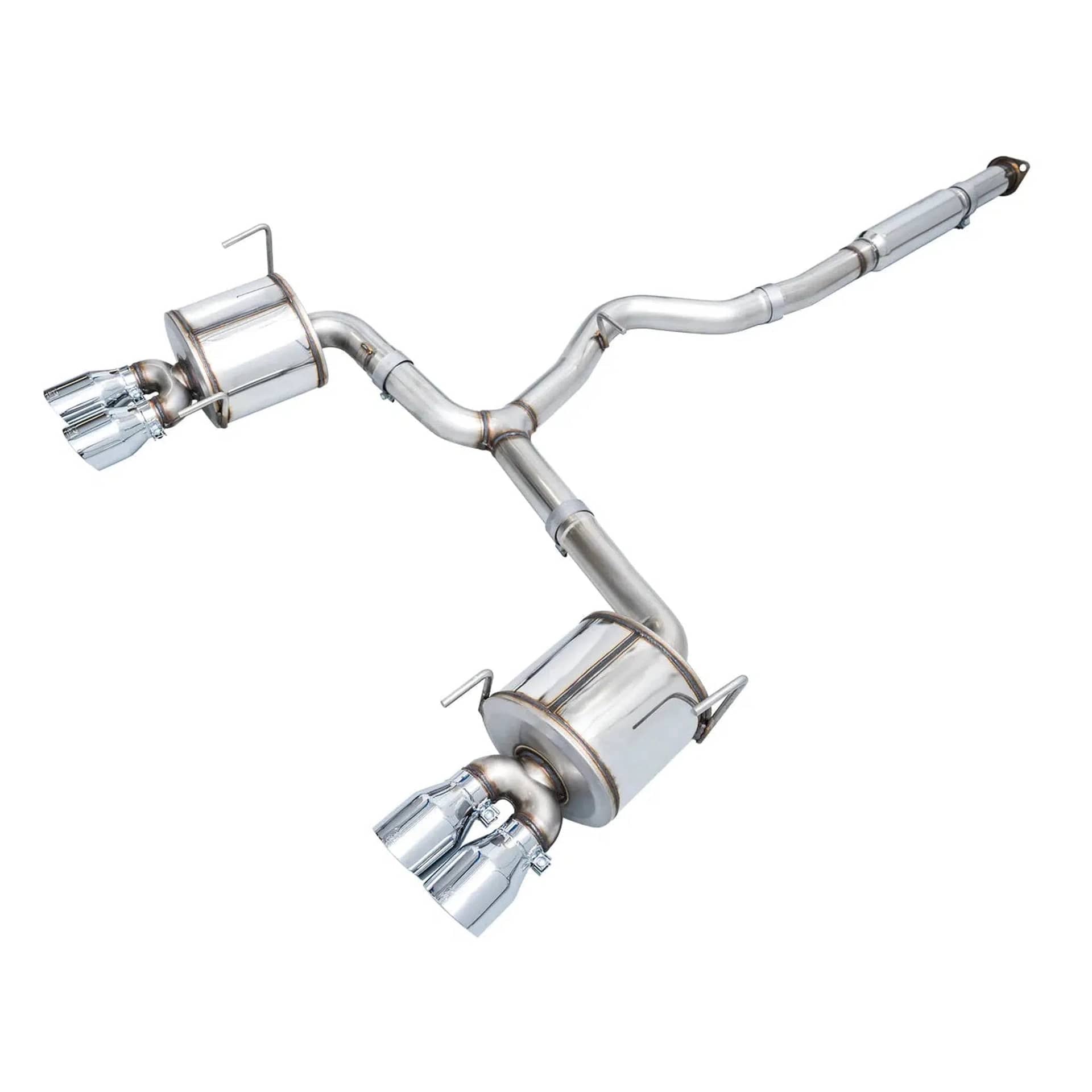 AWE Touring Edition Cat-Back, Chrome Silver Tips | 3015-42979