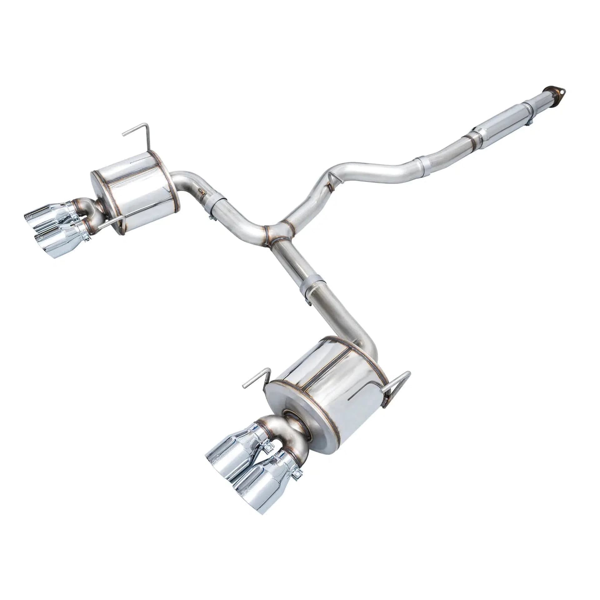 AWE Touring Edition Cat-Back, Chrome Silver Tips | 3015-42979