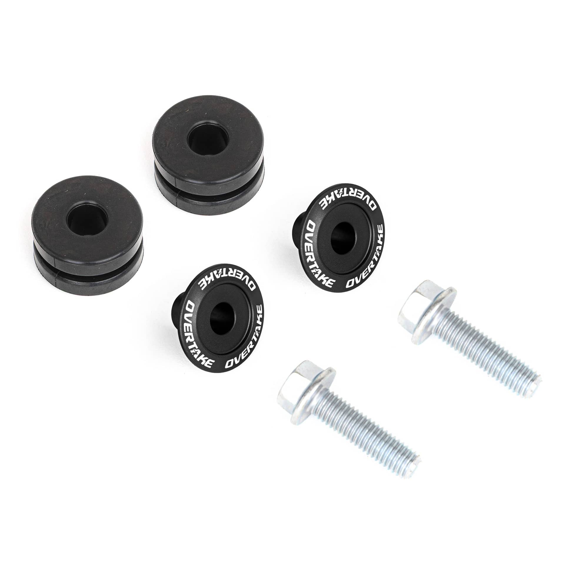 Overtake Top Mount Intercooler Isolator Bushings Black | A10638BLK