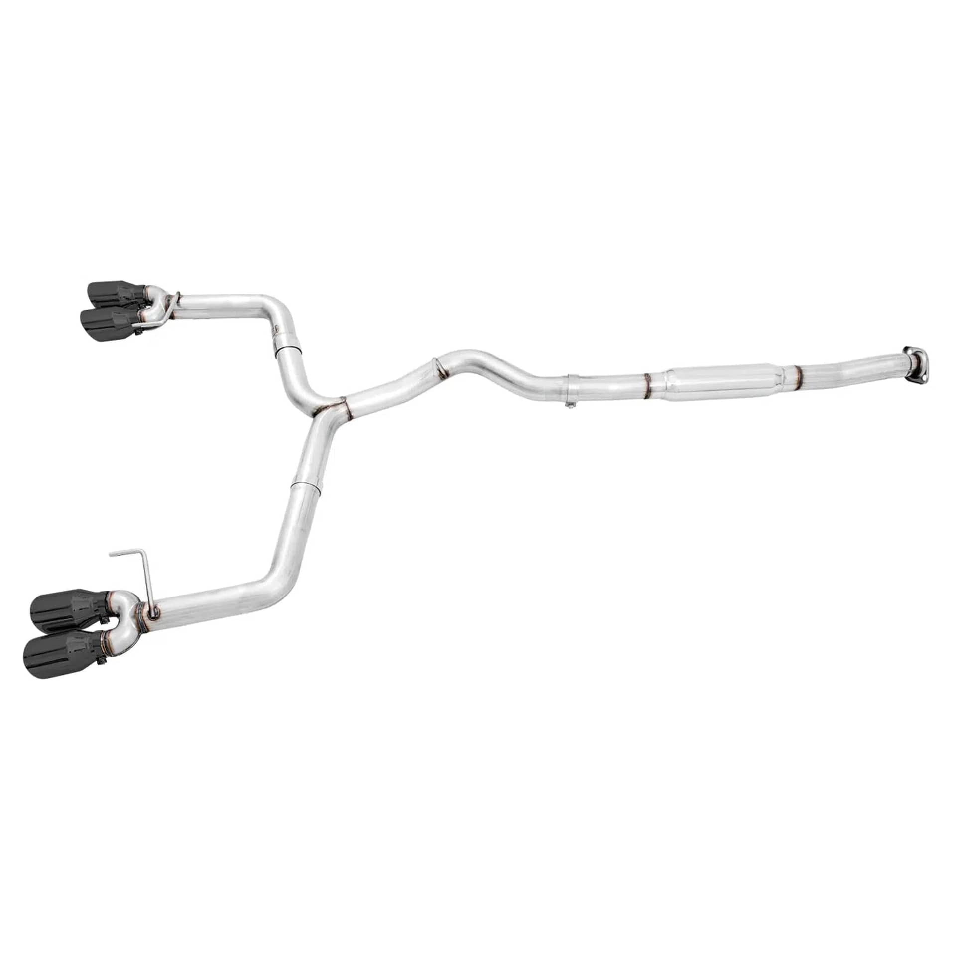 AWE Track Edition Cat Back Exhaust Diamond Black Quad Tips WRX | 3020-43979