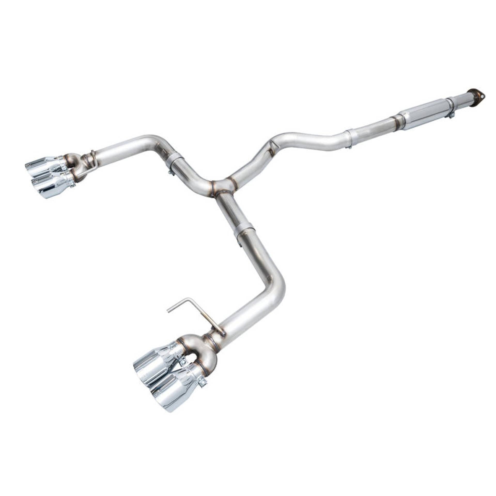 AWE Track Edition Cat-Back, Chrome Silver Tips | 3020-42979