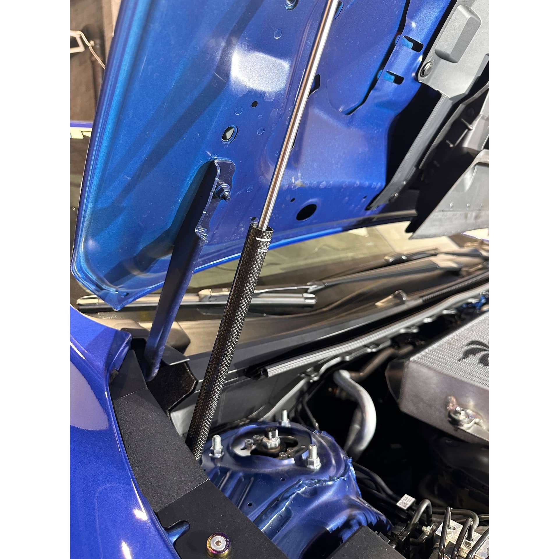 Noble Performance Carbon Fiber Hood Struts WRX