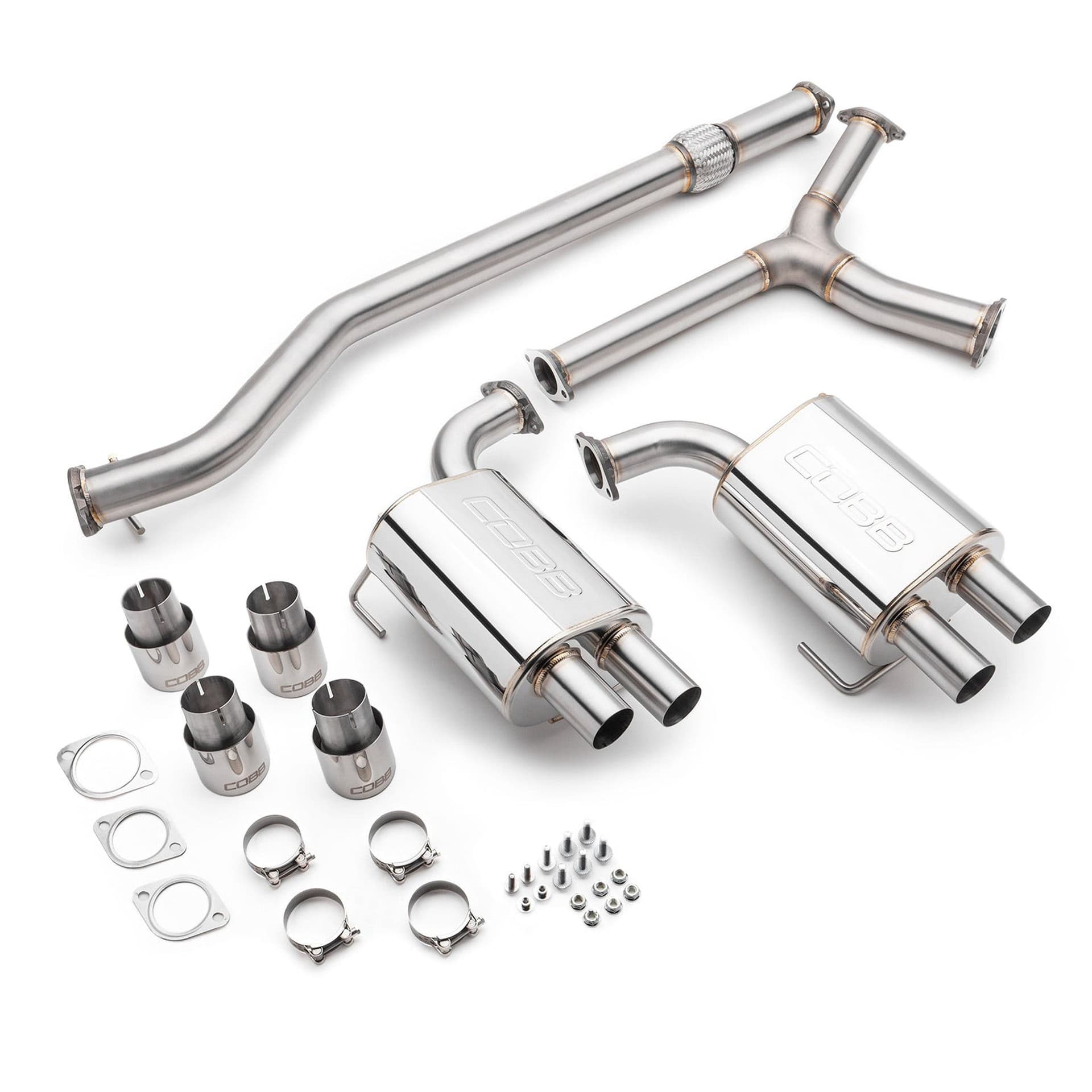 COBB Stainless Steel 3-inch Cat Back Exhaust WRX | 516100
