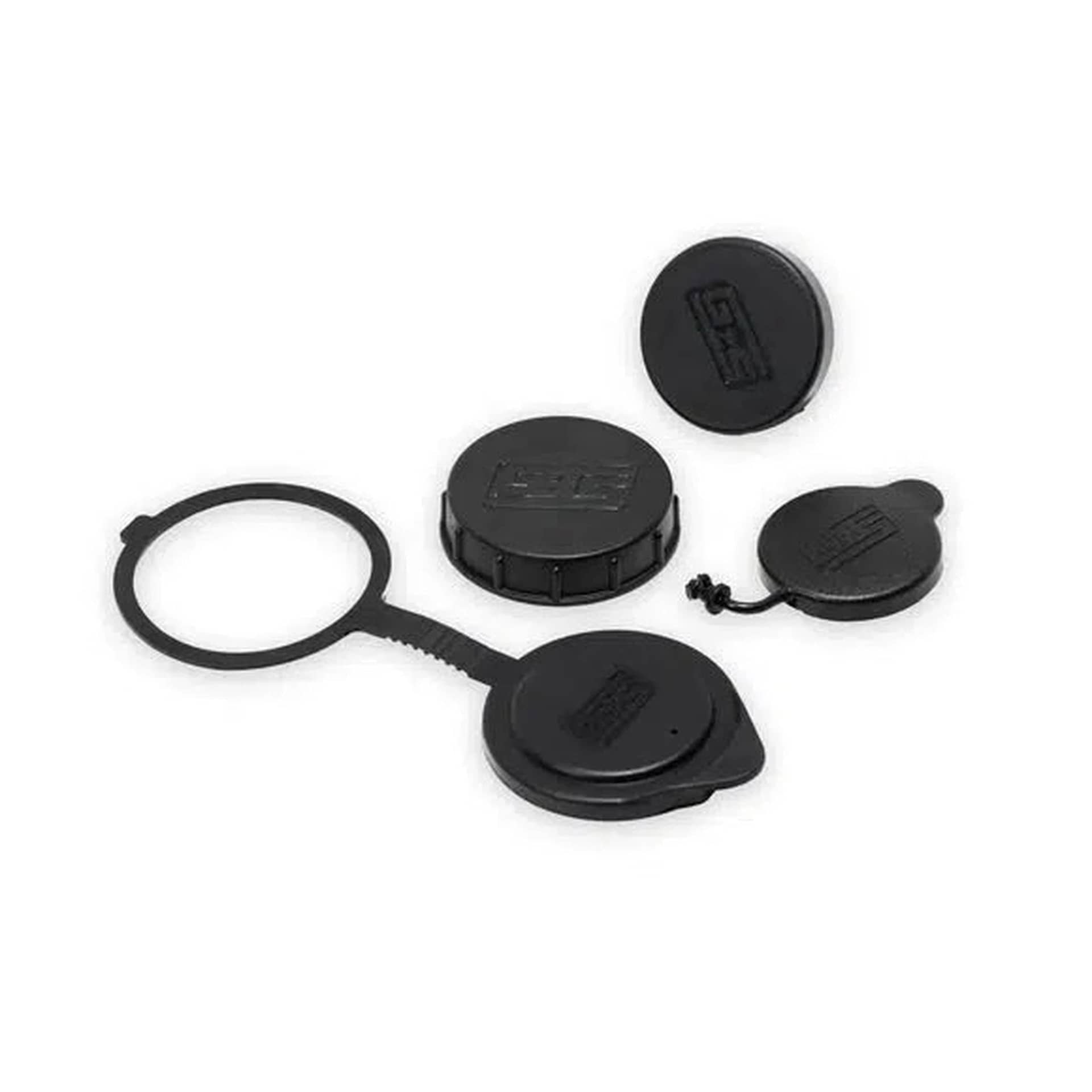 GrimmSpeed Black Engine Bay Reservoir Cap Set - / FRS/ | 113121BLK