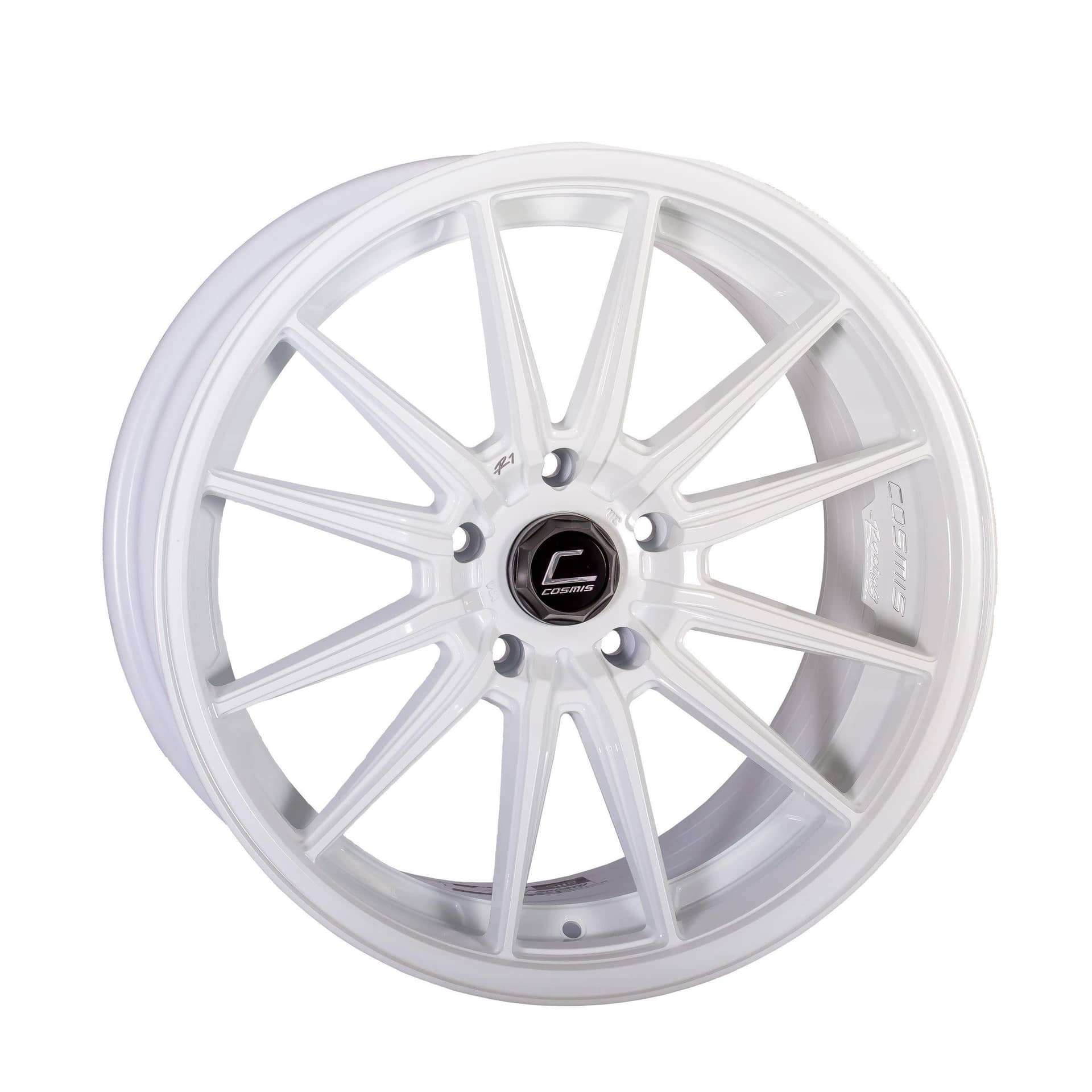 Cosmis Wheels R1 White Wheel 18x9.5 +35 5x114.3