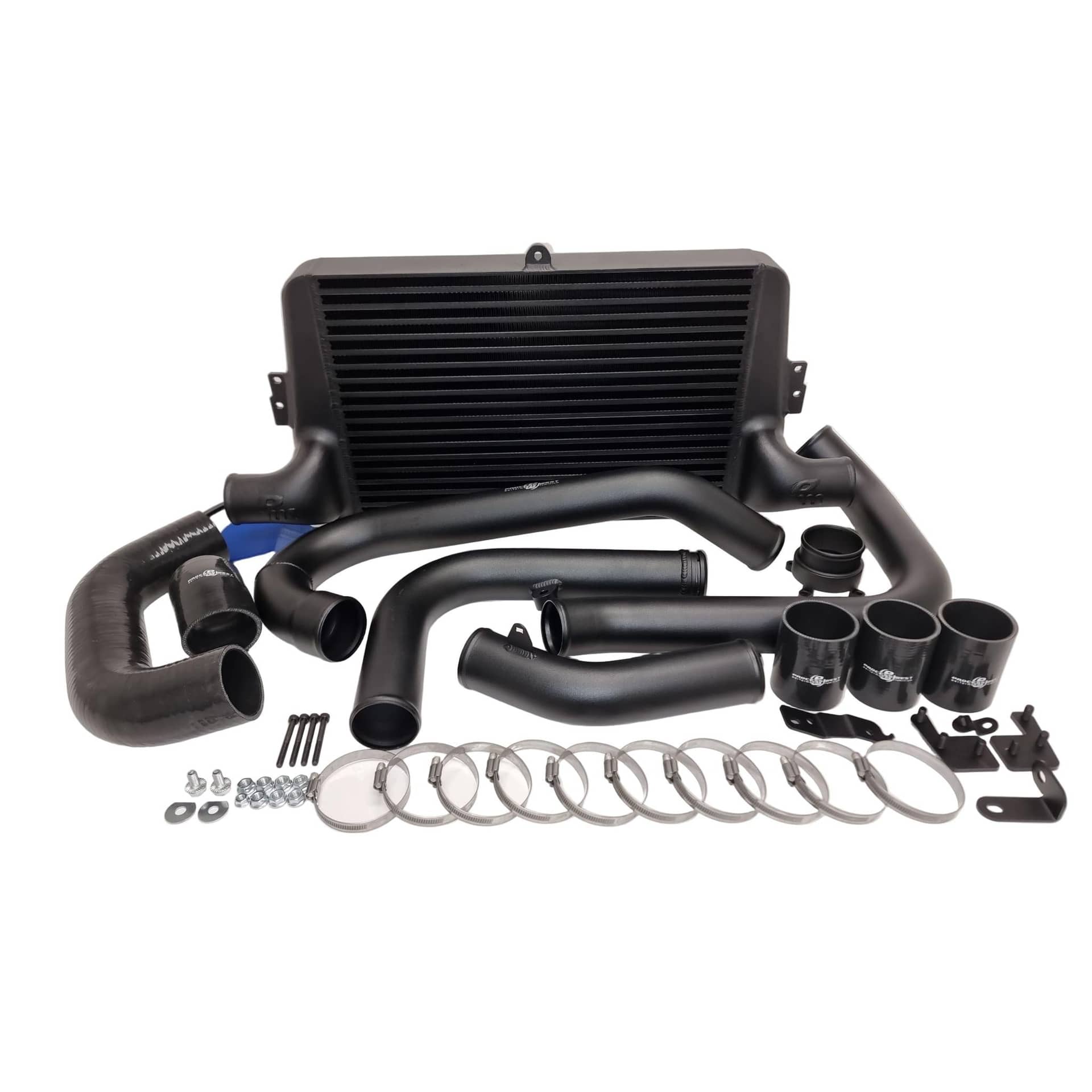 Process West Stage 1 Front Mount Intercooler Kit Black Core WRX | PWFMIC10B