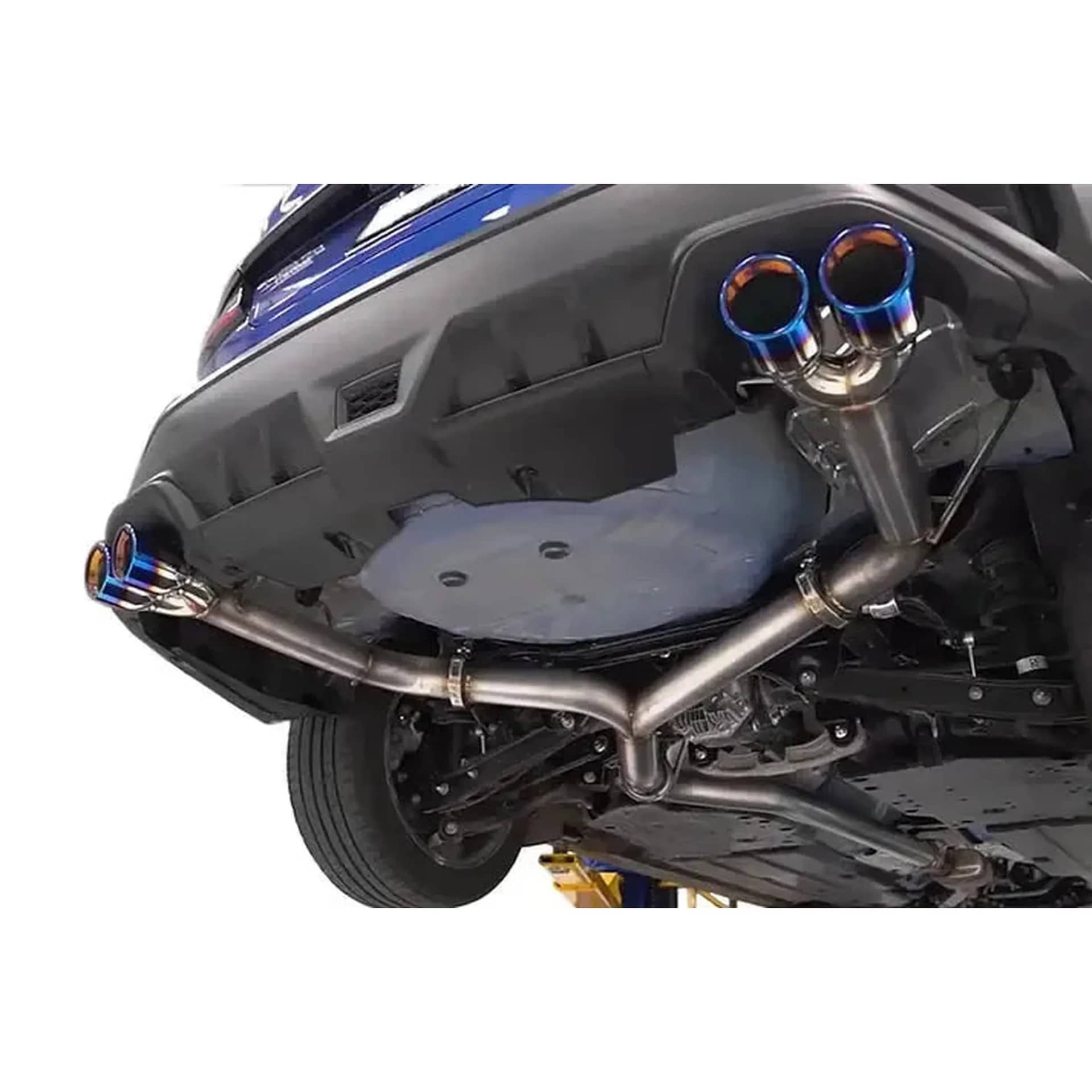 ETS Extreme Catback Exhaust Blue Tips Non Resonated WRX | 200-60-EXH-002
