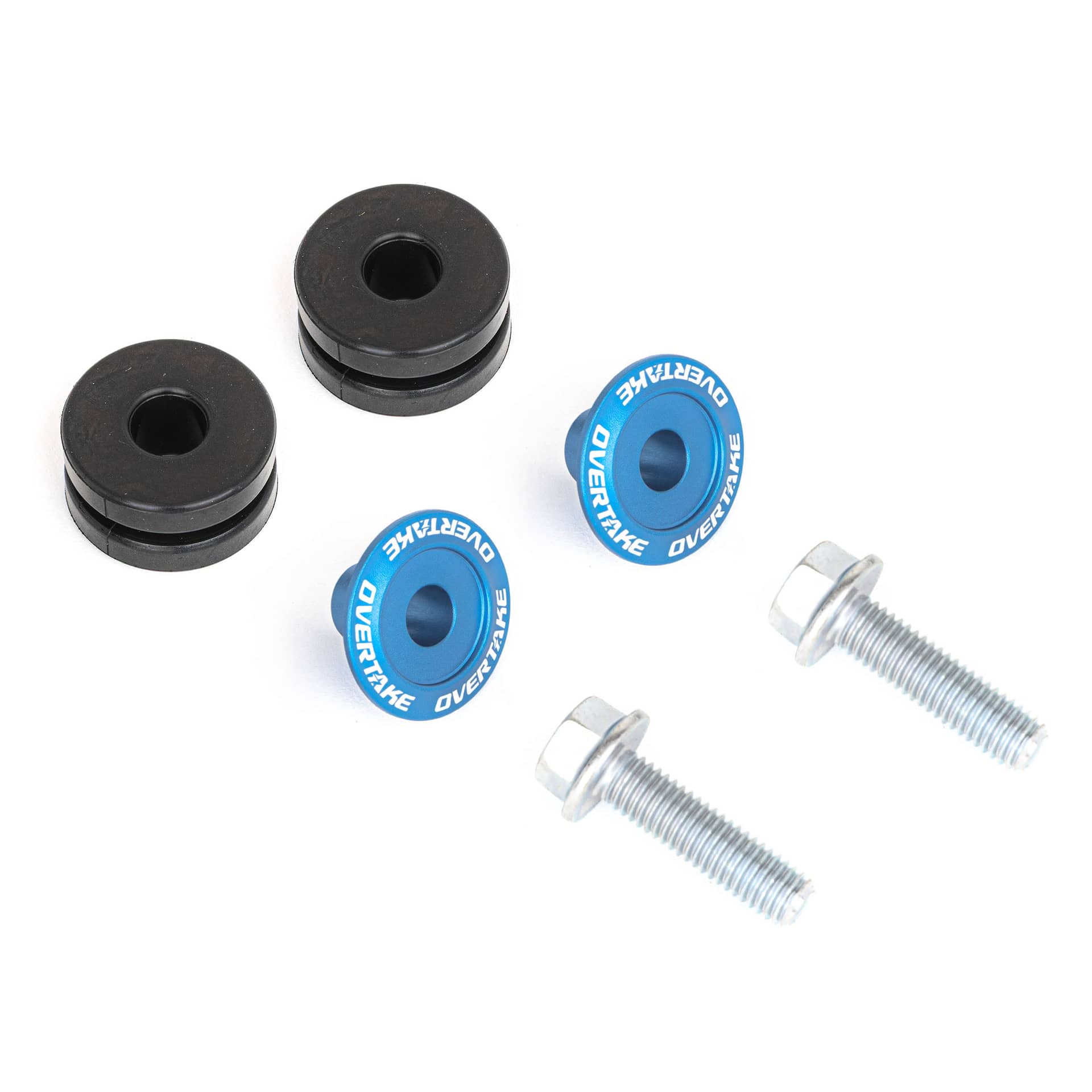 Overtake Top Mount Intercooler Isolator Bushings Blue | A10638BLU