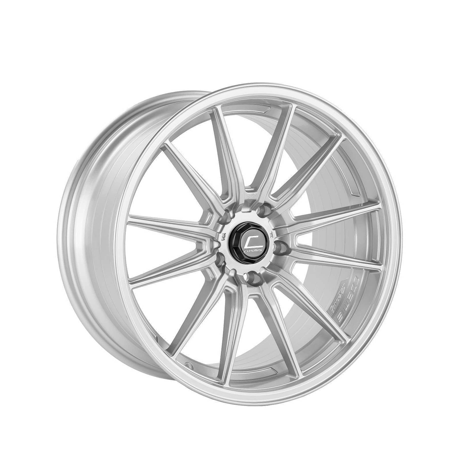 Cosmis Wheels R1 Hyper Silver Wheel 18x9.5 +35 5x114.3