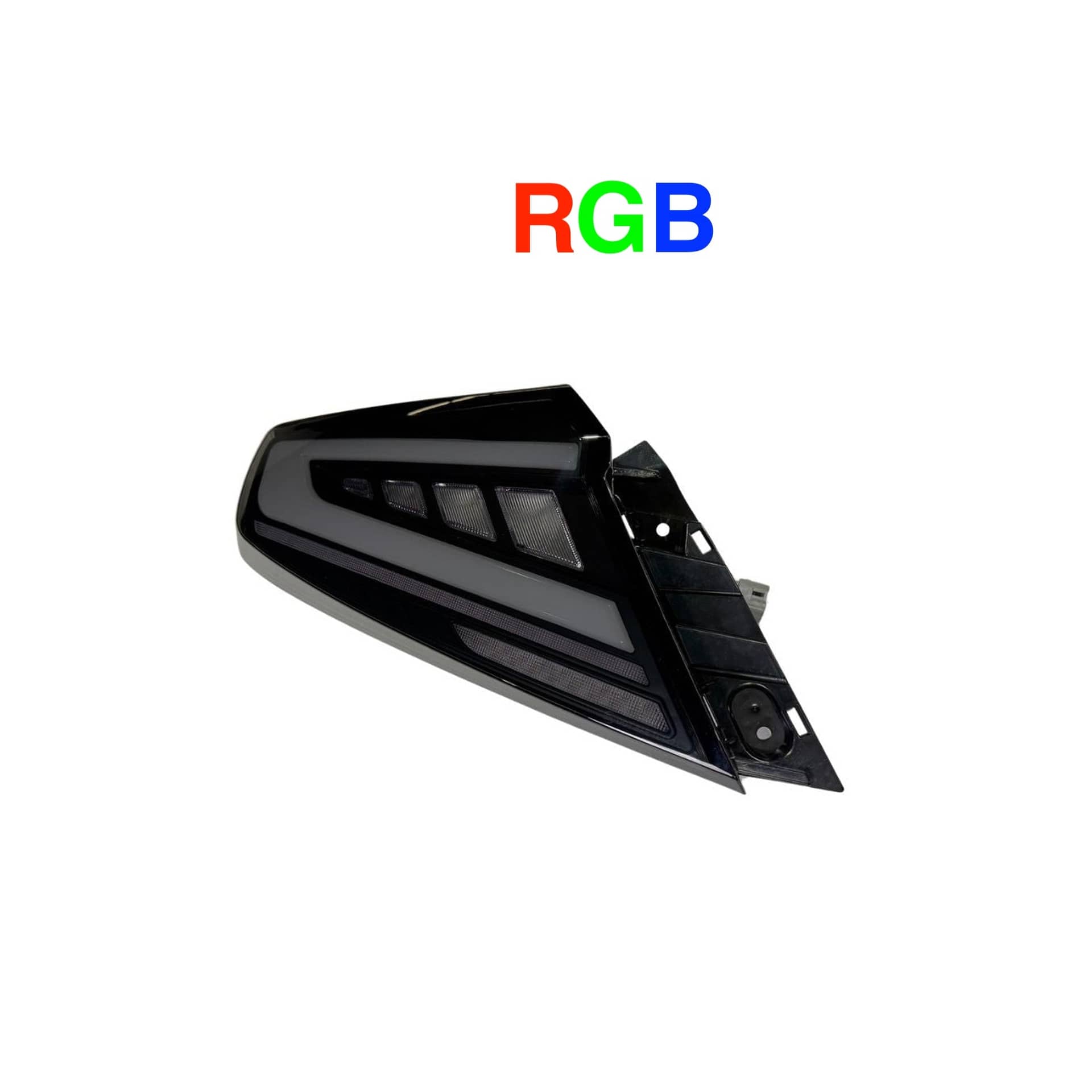 Noble Performance RGB S4 Style Tail Lights V1 (Smoked Lens White Bar)