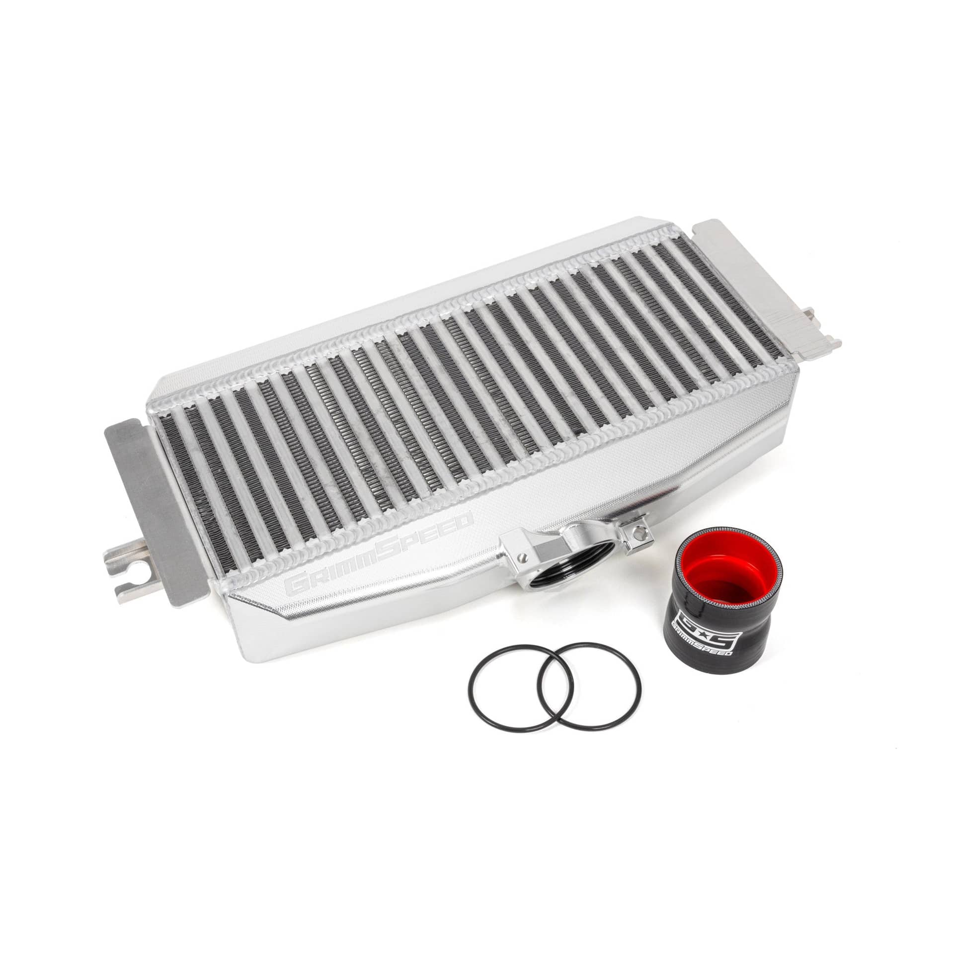 GrimmSpeed Raw Aluminum Billet Top Mount Intercooler Kit WRX | 113049