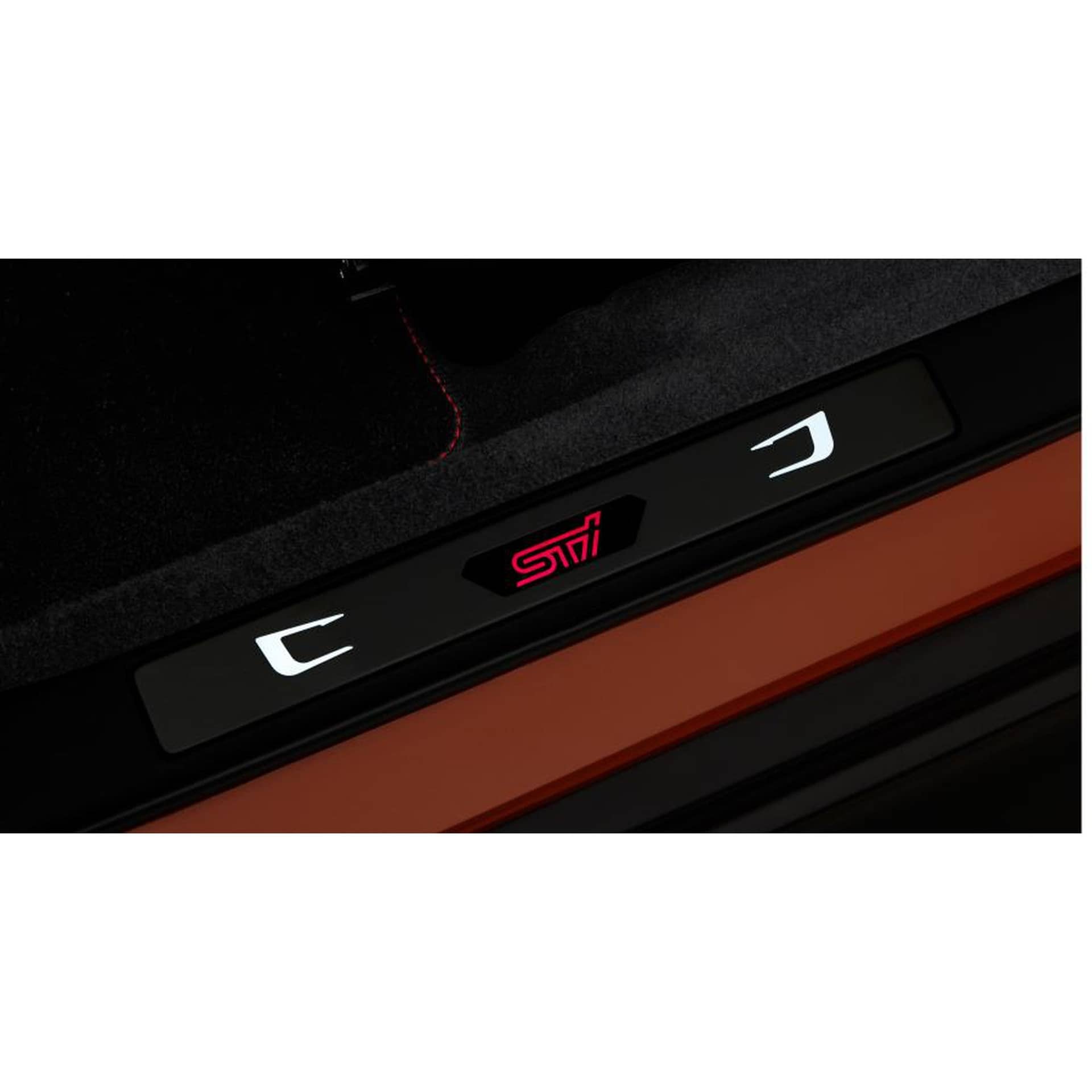 Subaru OEM Illuminated STI Side Sill | H461SVC210