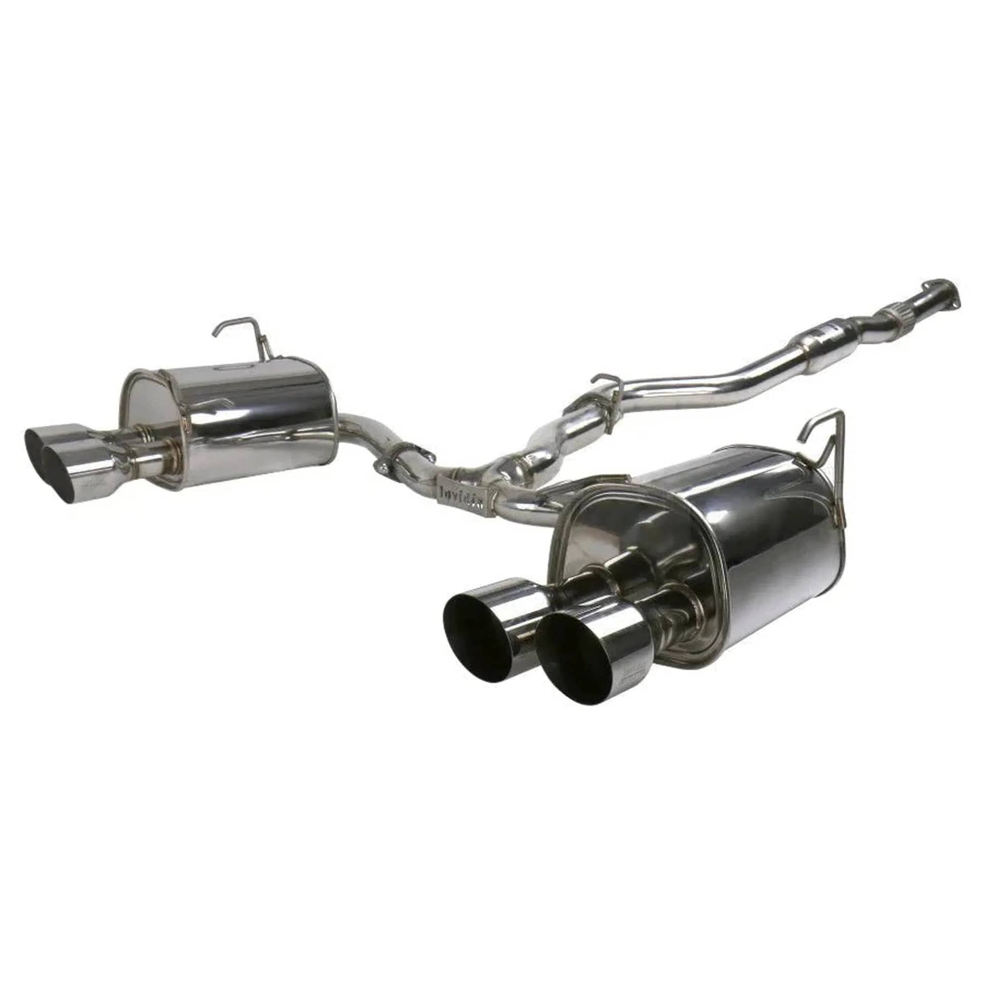 Invidia Q300 Stainless Steel Single Layer Quad Tip Cat Back Exhaust WRX 22-26 | HS22WRXG2S