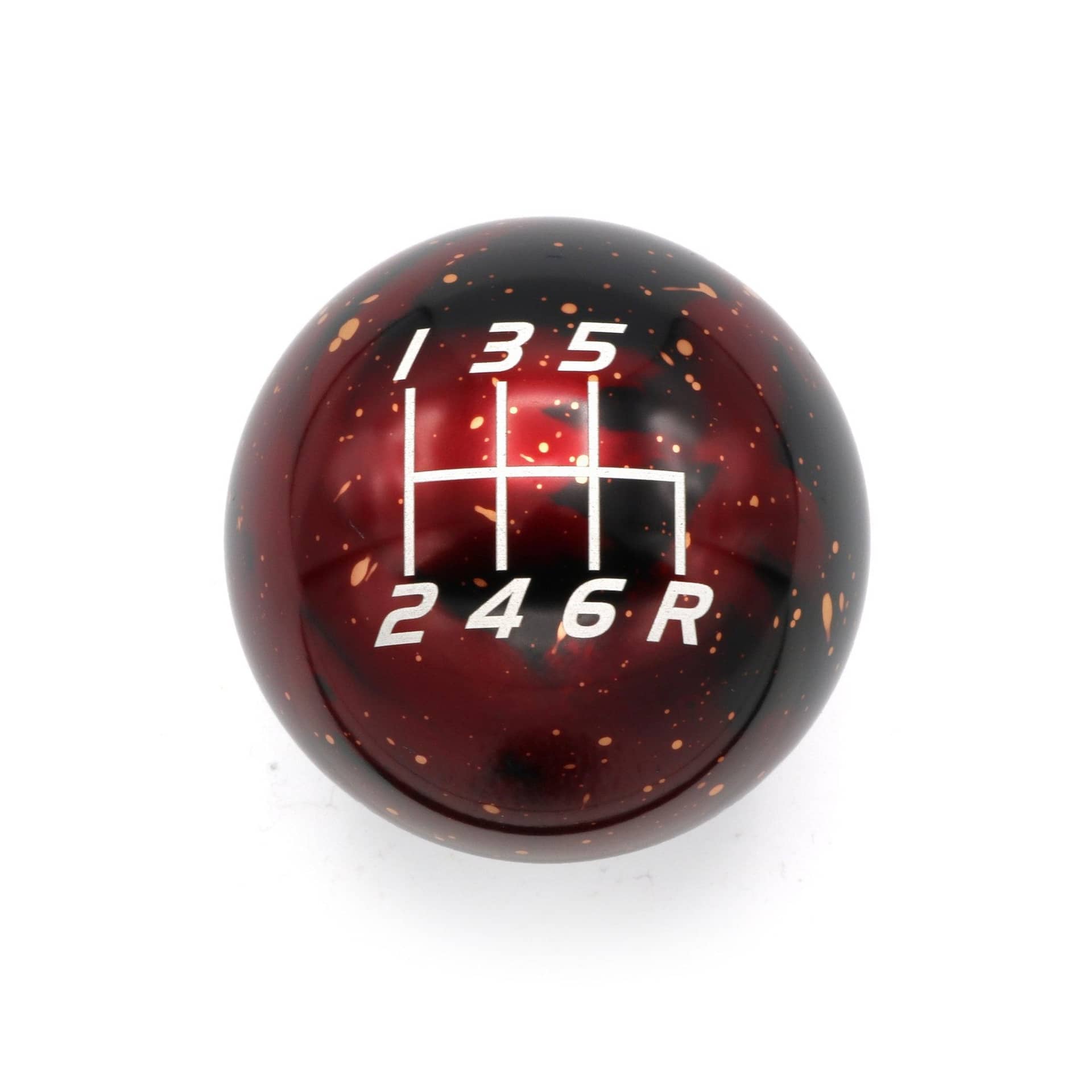 Billetworkz Shift Knob 6-Speed Lightbulb Red Cosmic WRX / STI 04-21 | BW-KNB-WRX6-VEL6-RC-LB WRX w/ Hand E-Brake