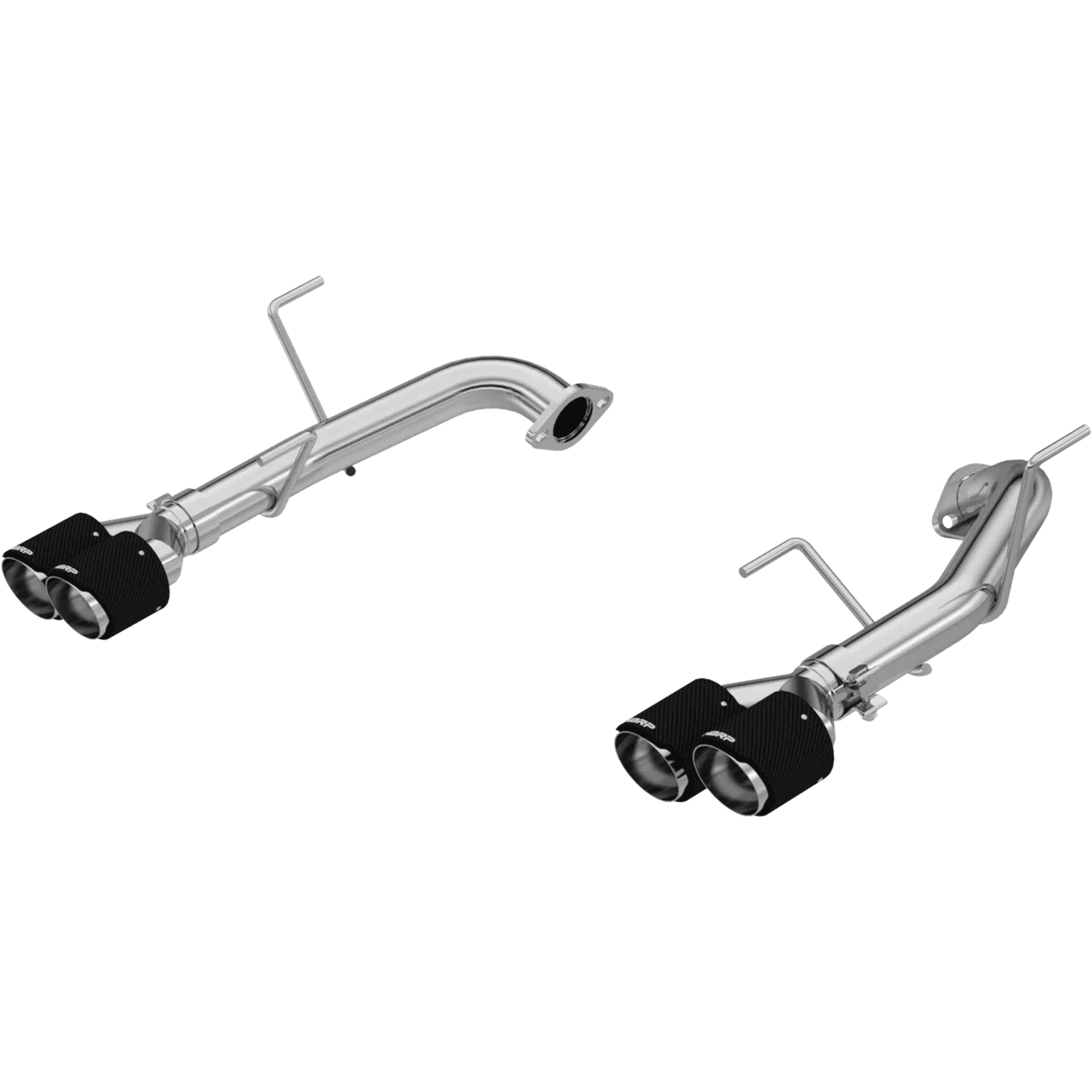 MBRP 2.5" Stainless Race Profile Carbon Fiber Cover Quad Tip Axle Back Exhaust WRX 22-26 | S48103CF