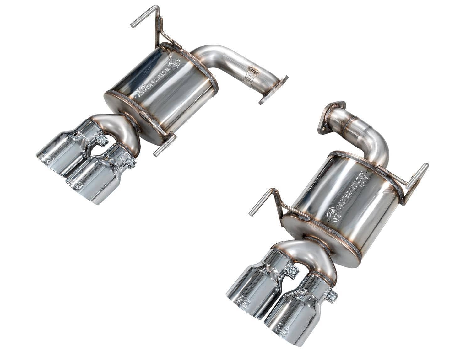 AWE Tuning Touring Edition Axleback Exhaust Chrome Silver Tips WRX 22-26 | 3015-42424