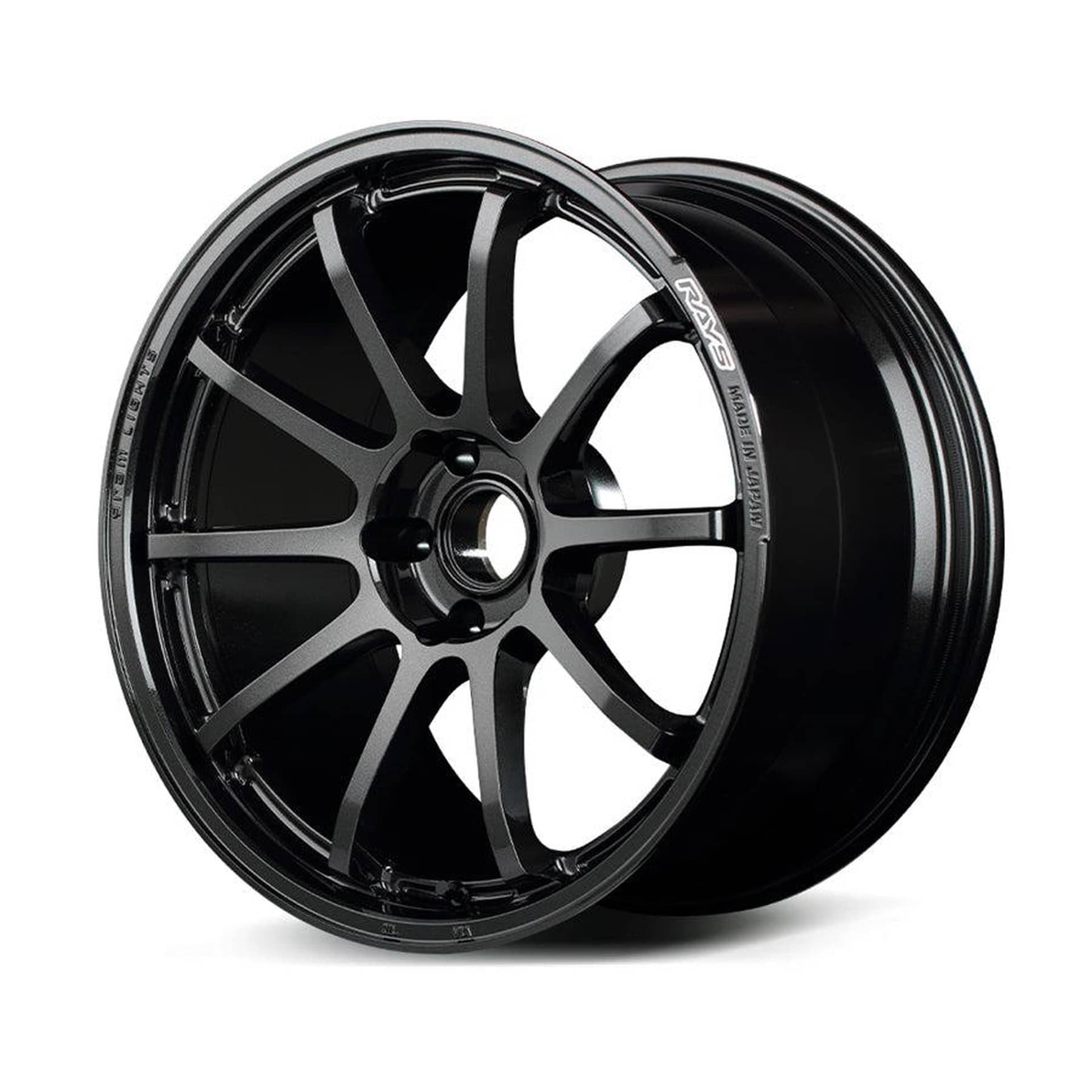 Gram Lights 57NR 18x9.5 +38 5-114.3 Glass Black Wheel | WGNX38E6NJ