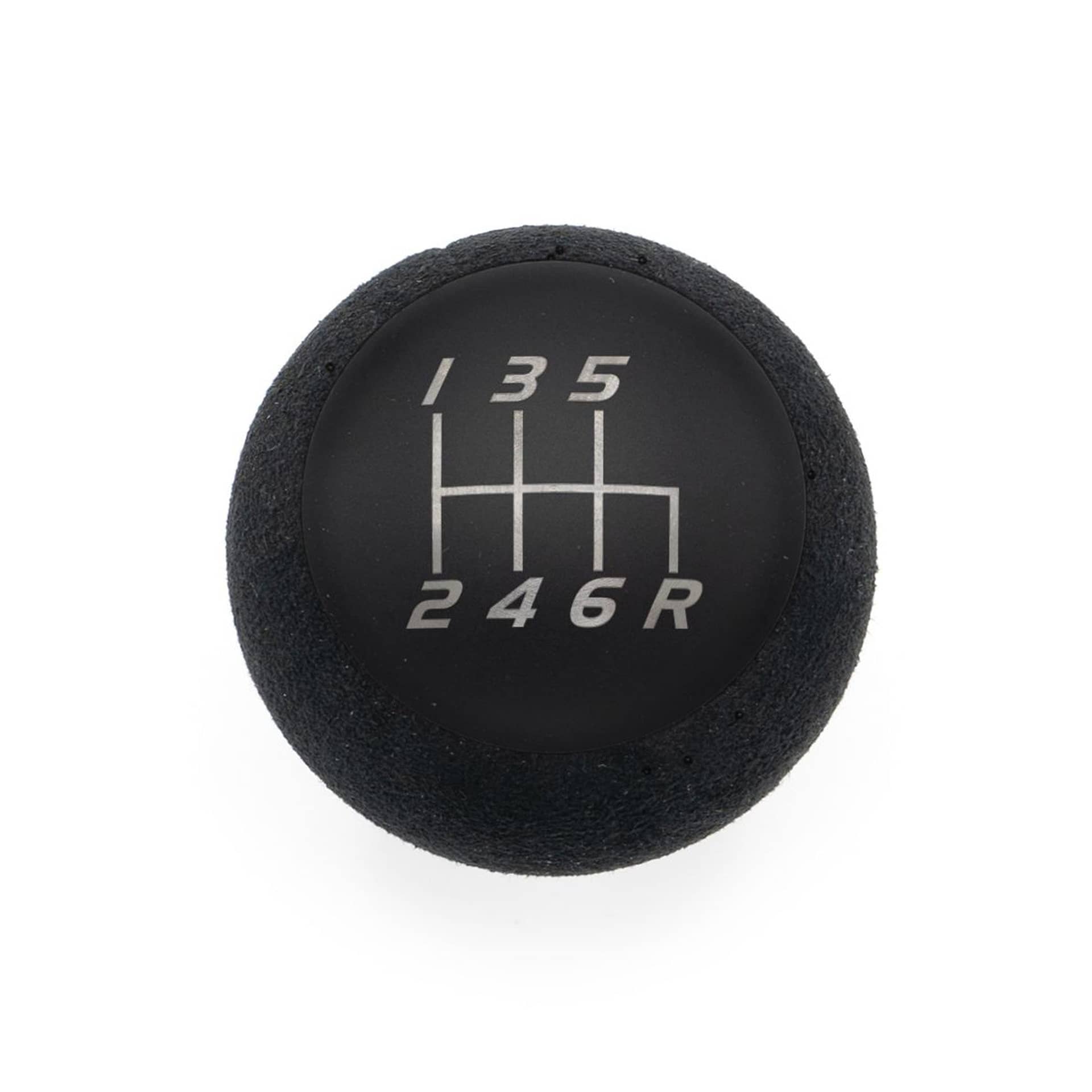 Billetworkz Fusion Weighted Shift Knob 6-Speed Alcantara Matte Black WRX 15-26 / STI 04-21 | BW-KNB-SUB6-VEL6-MBLK-FUA