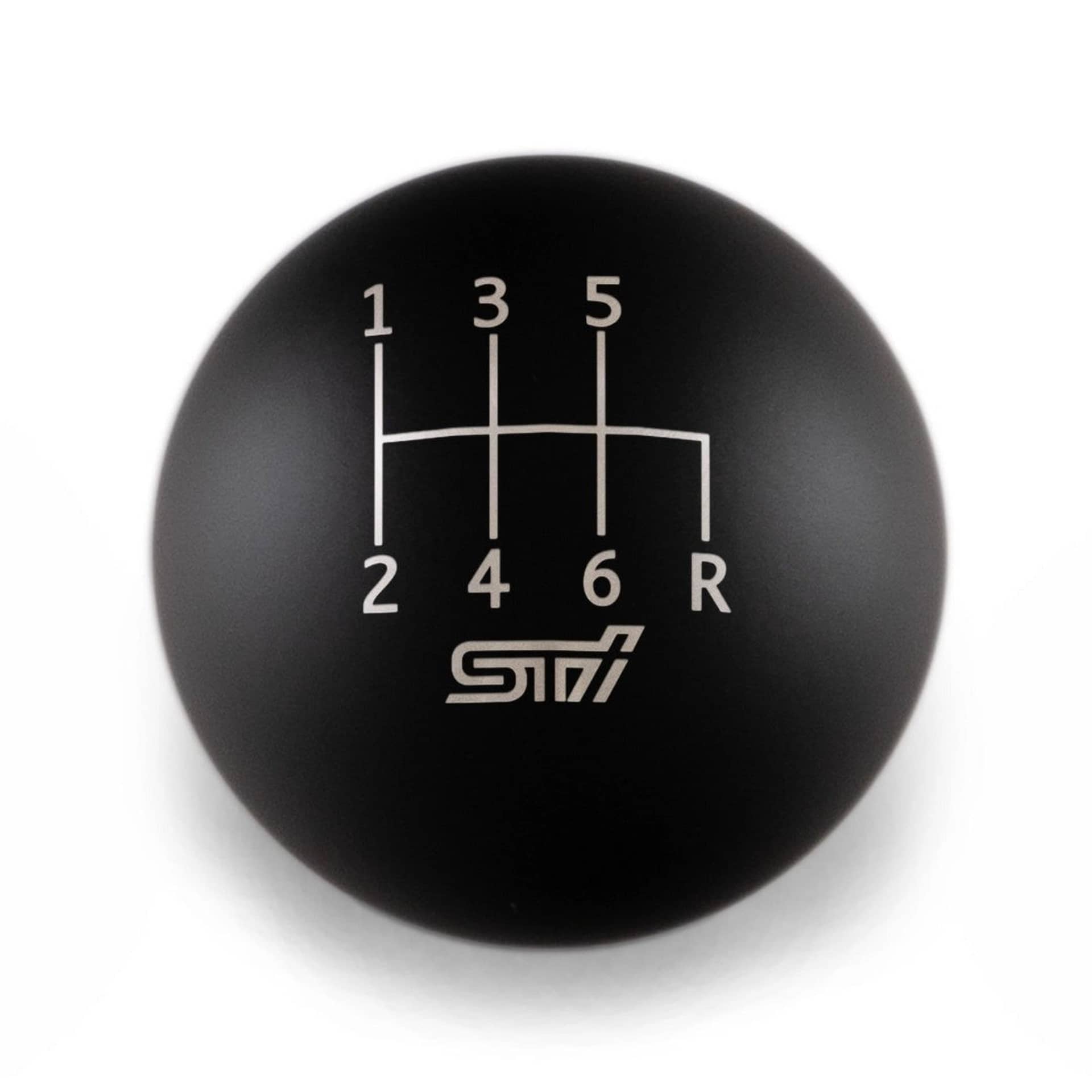Billetworkz Weighted Shift Knob STI 6-Speed Engraving STI / WRX 15-26-Matte Black Lightbulb | BW-KNB-STI6-SSTI-MBLK-LB
