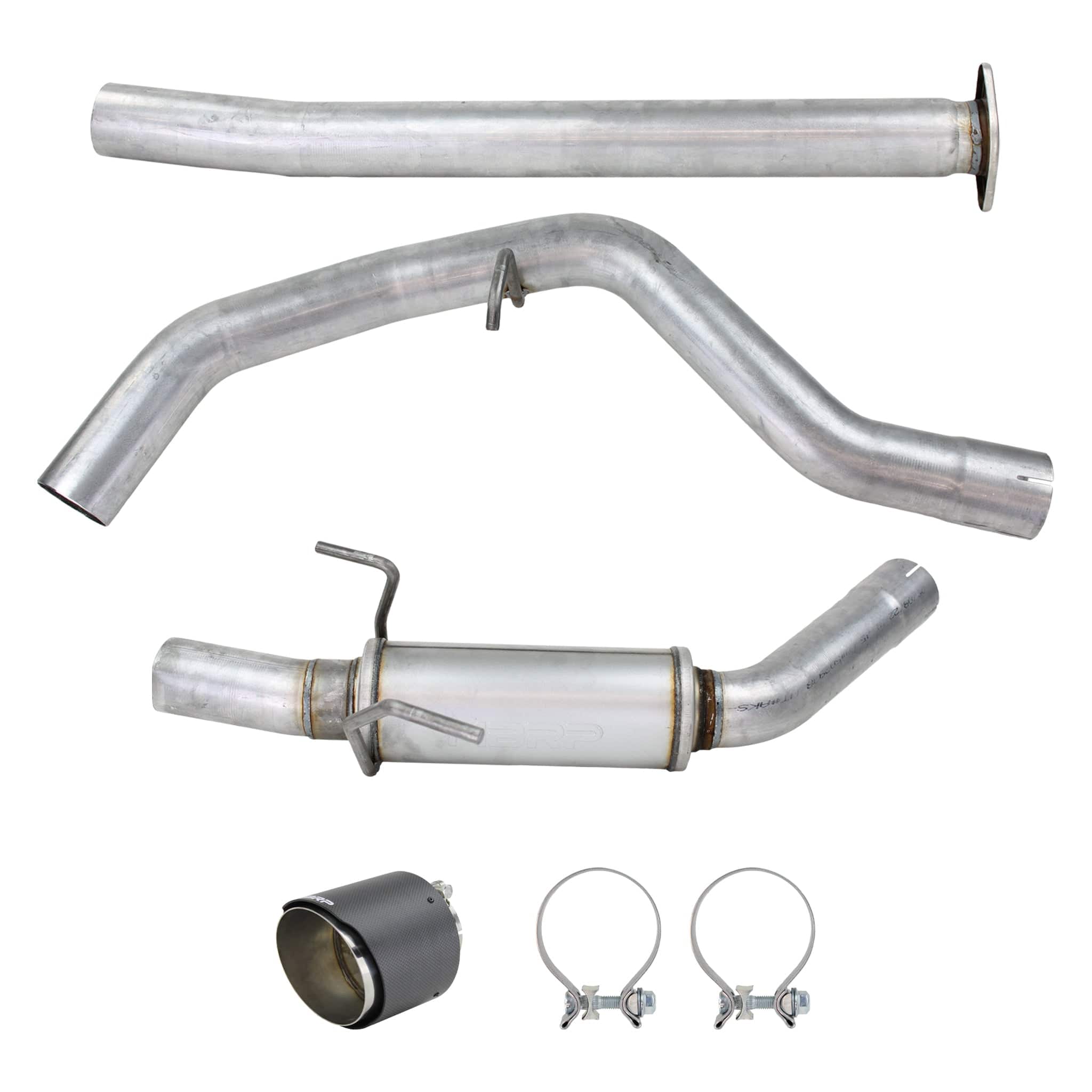MBRP Armor Pro Cat Back Exhaust Carbon Fiber Tip WRX | S48093CF