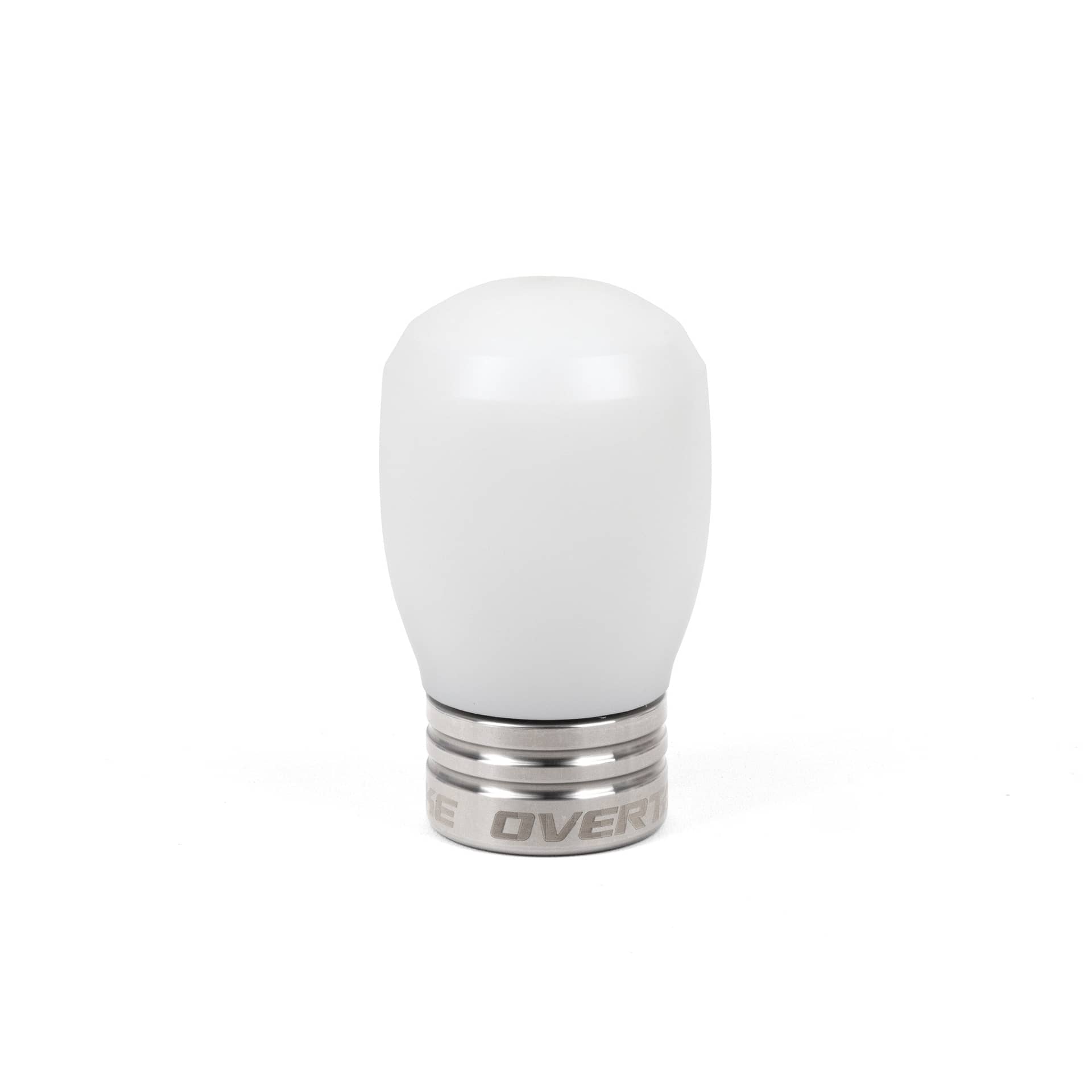 Overtake ModKnob Weighted Delrin Shift Knob - Short White - MT | A10676WHT