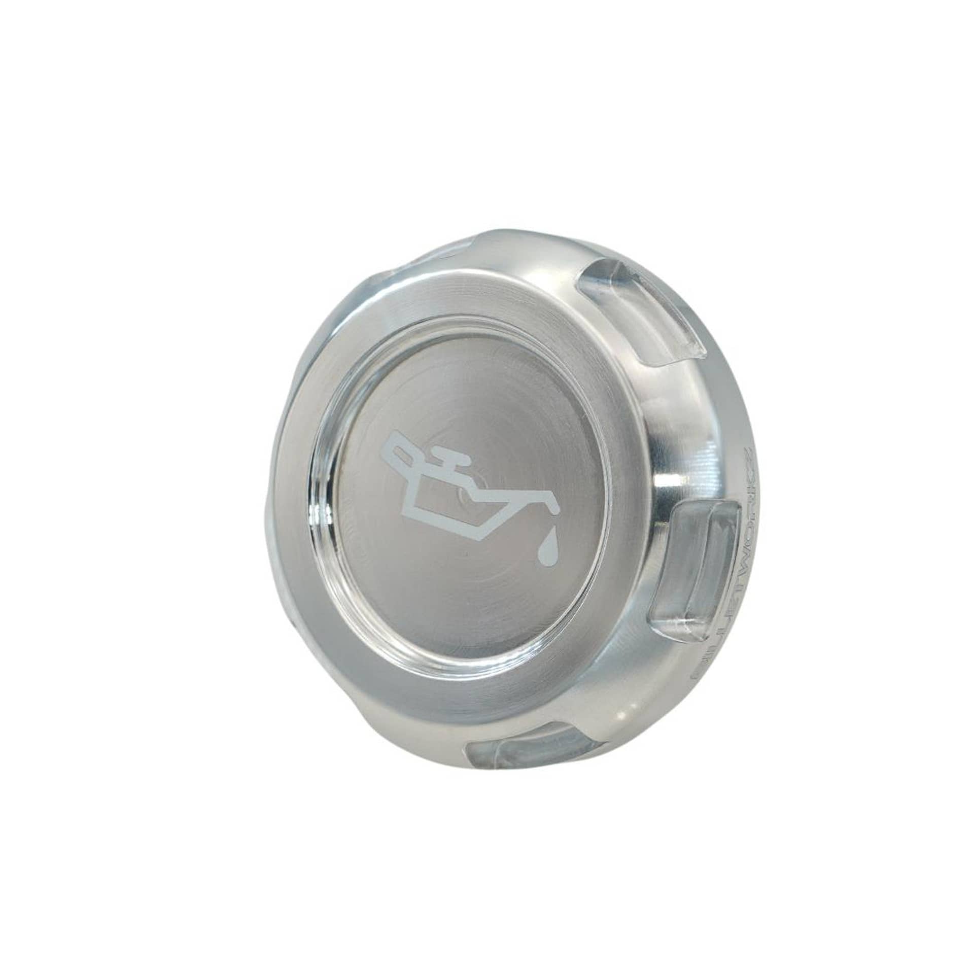 Billetworkz Oil Cap Engraved Zero Series Silver WRX 02-26 / STI 04-21 / BRZ 13-26 | BW-EBCZ-SUB-OIL-SIL-E