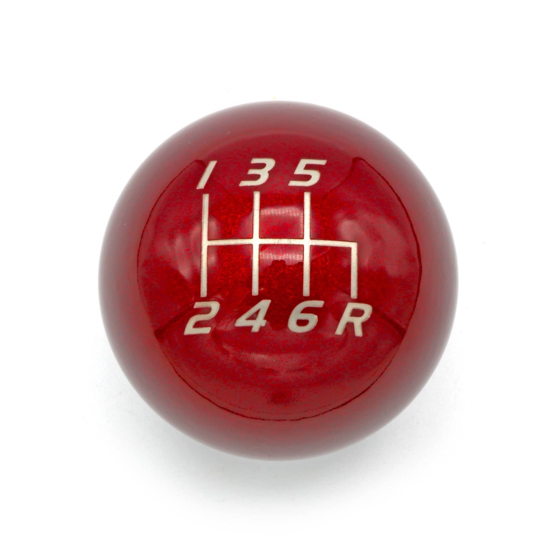 Billetworkz Weighted Shift Knob 6-Speed Lightbulb Candy Red WRX 15-26 / STI 04-21 | BW-KNB-WRX6-VEL6-CRED-LB WRX w/ Hand E-Brake