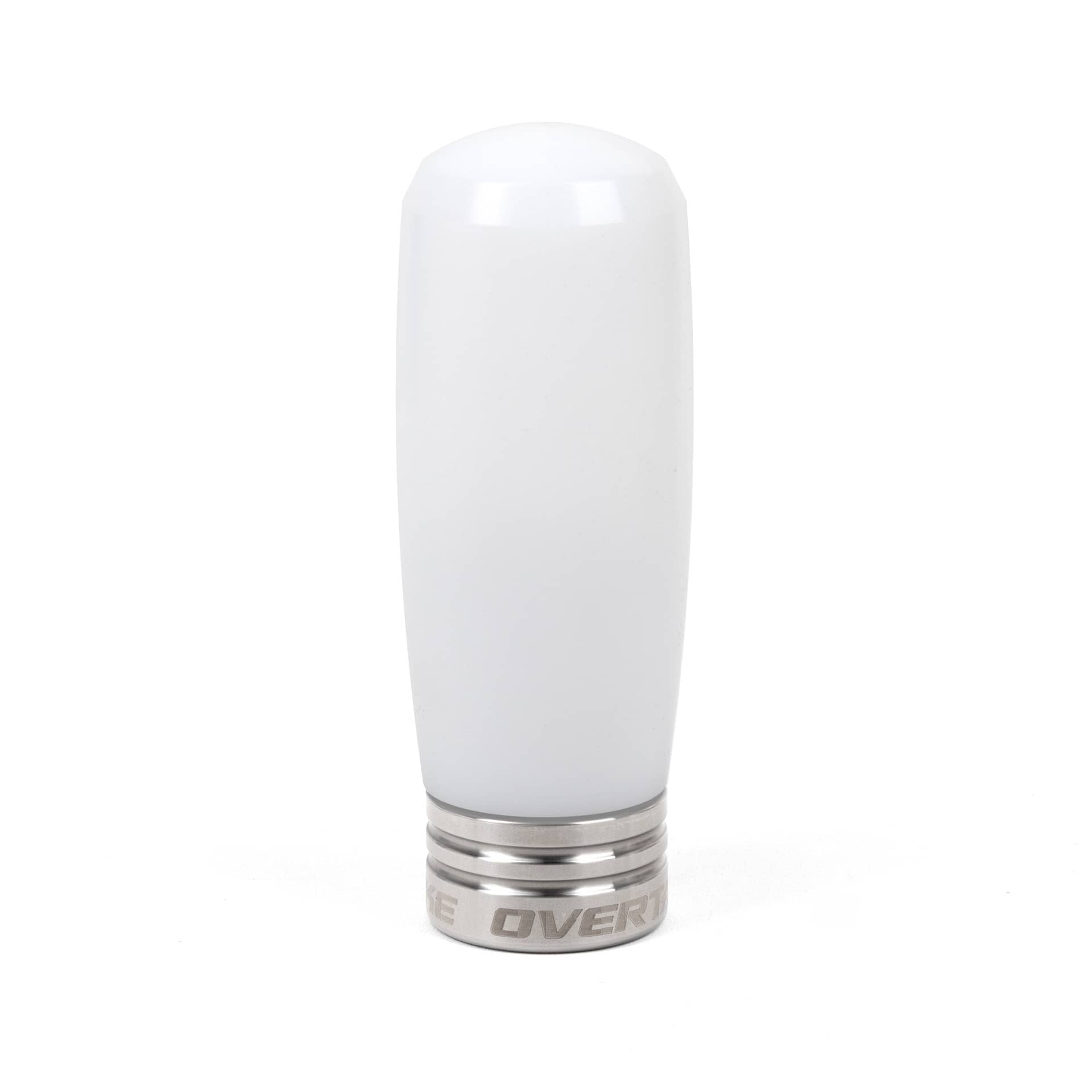 Overtake ModKnob Weighted Delrin Shift Knob Tall White MT | A10675WHT