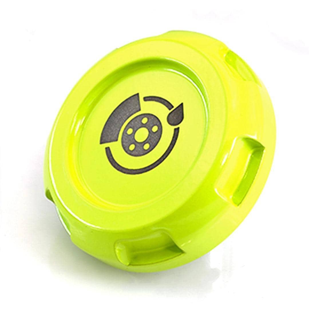 Billetworkz Brake Fluid Cap Engraved Zero Series Neon Yellow WRX 02-26 / STI 04-21 | BW-EBCZ-SUB-BRK-NYEL-E