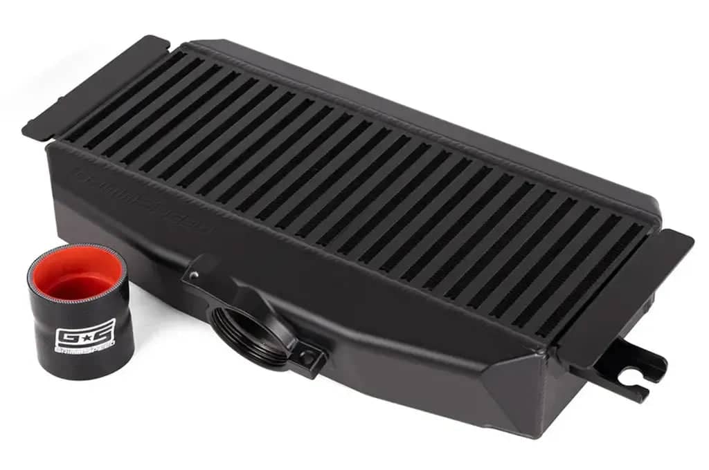 GrimmSpeed Black Billet Top Mount Intercooler Kit WRX | 113049BLK