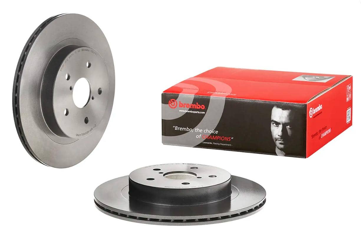 Brembo Premium UV Coated Rear Brake Rotor WRX w/ Eyesight Package | 09.D246.11 STI / WRX TR w/ Brembo