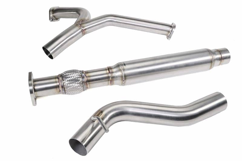 Perrin Stainless Steel Midpipe w/Resonator 3in. WRX | PSP-EXT-340BR