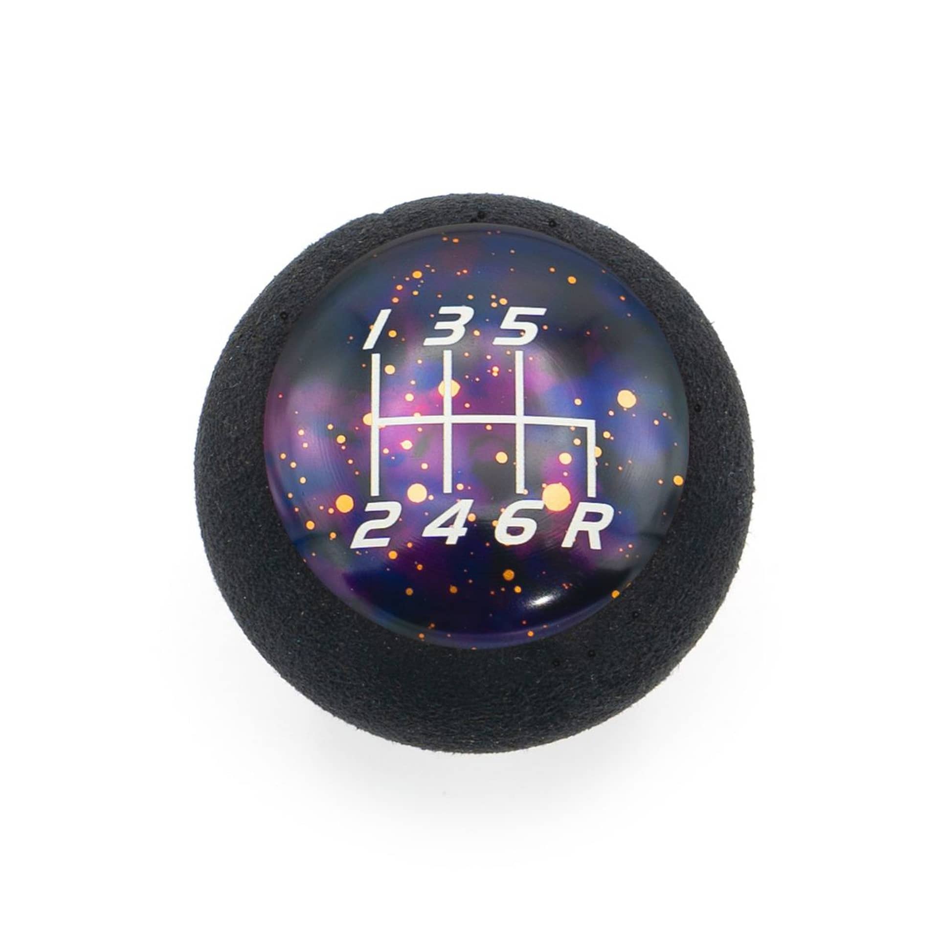 Billetworkz Fusion Weighted Shift Knob 6-Speed Alcantara Purple Cosmic WRX 15-26 / STI 04-21 | BW-KNB-SUB6-VEL6-PC-FUA