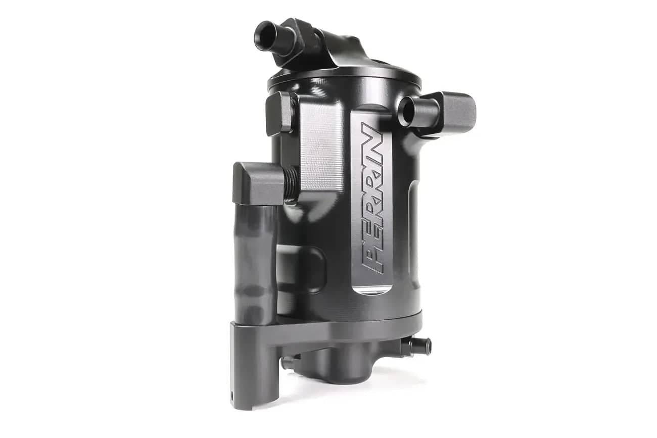 Perrin Air Oil Separator Black WRX | PSP-ENG-622BK