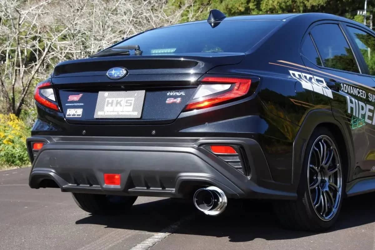 HKS Hi-Power Single Exit Axle Back Exhaust WRX | 31006-BF002