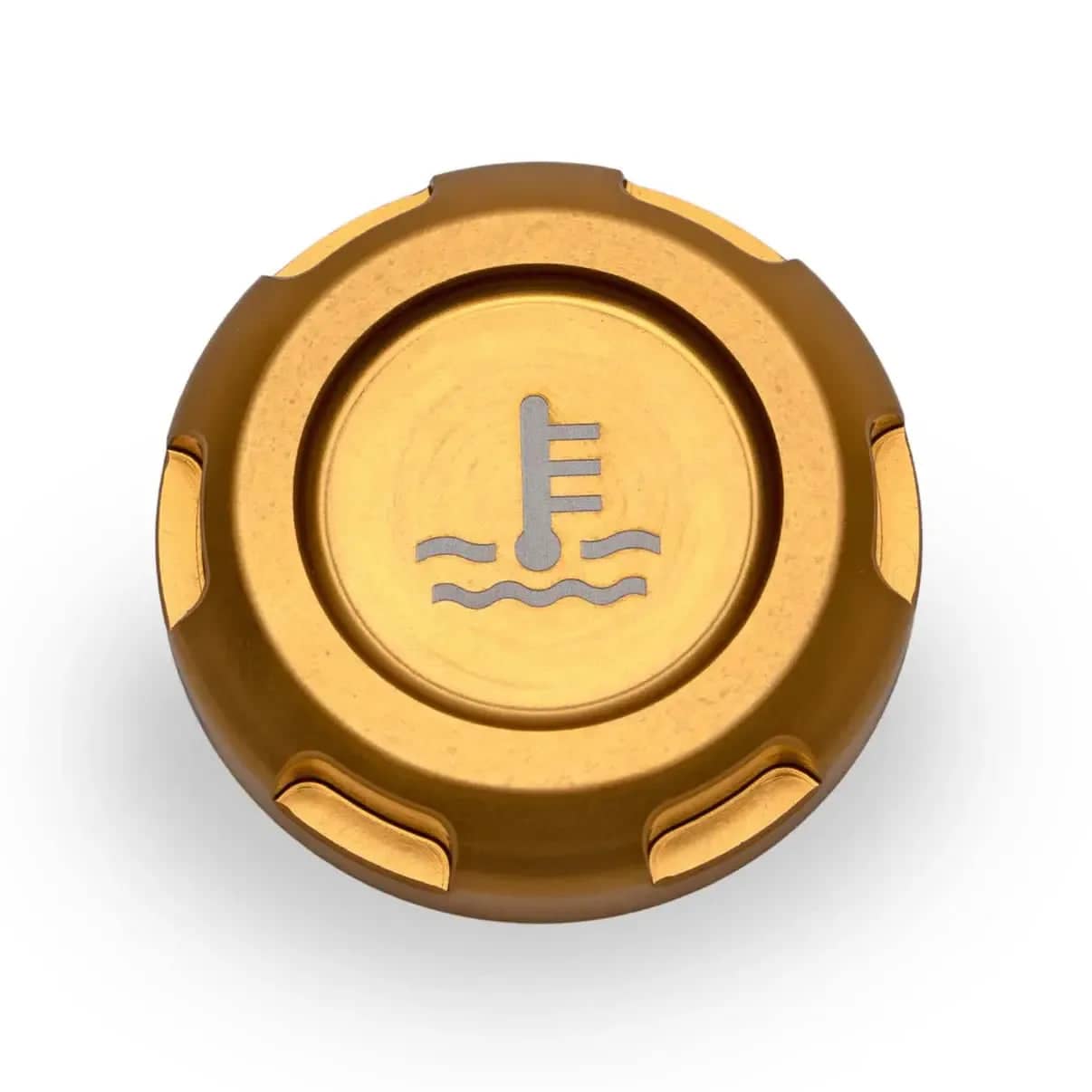 Billetworkz Coolant Overflow Cap Engraved Zero Series Gold WRX 02-26 / STI 04-21