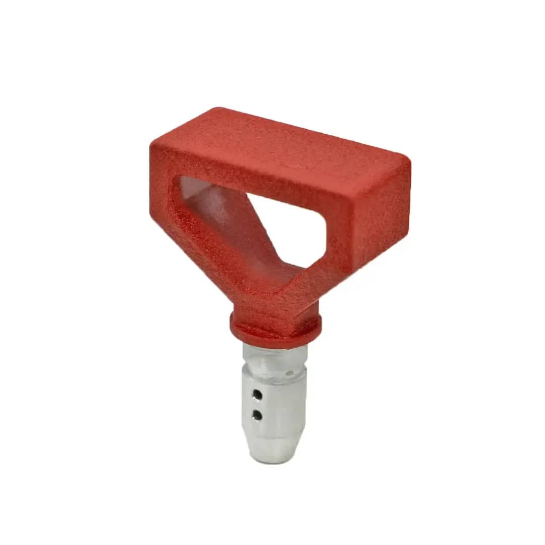 Billetworkz Dipstick Handle Assembled with Dipstick Wrinkle Red WRX